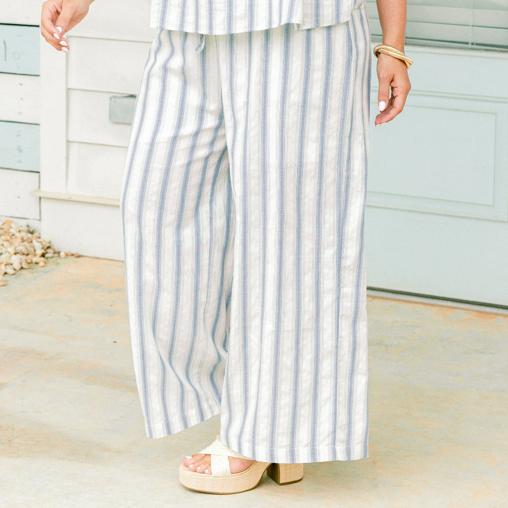 Sleek Feel Pants, Blue