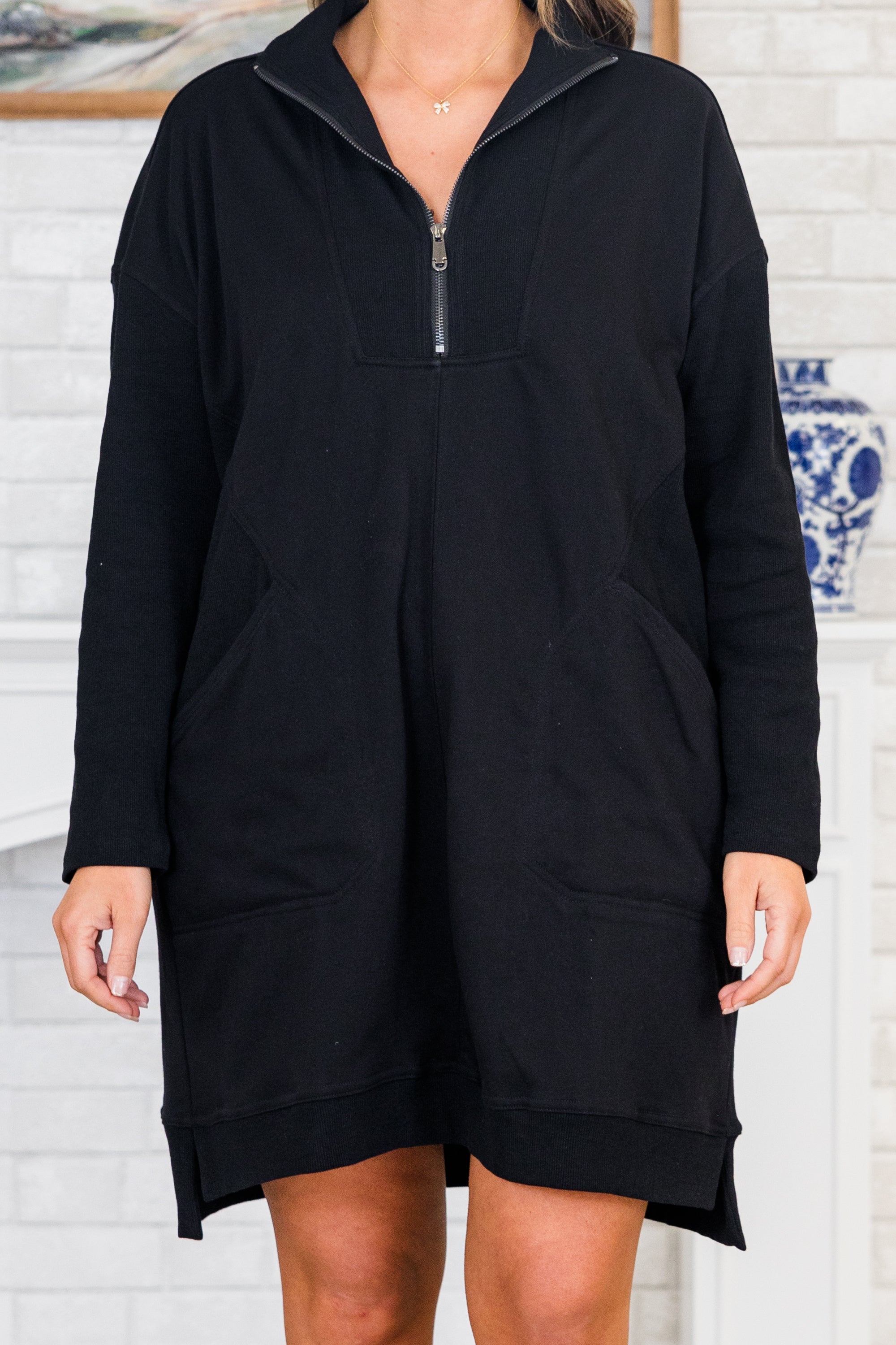 Slow It Down Dress, Black