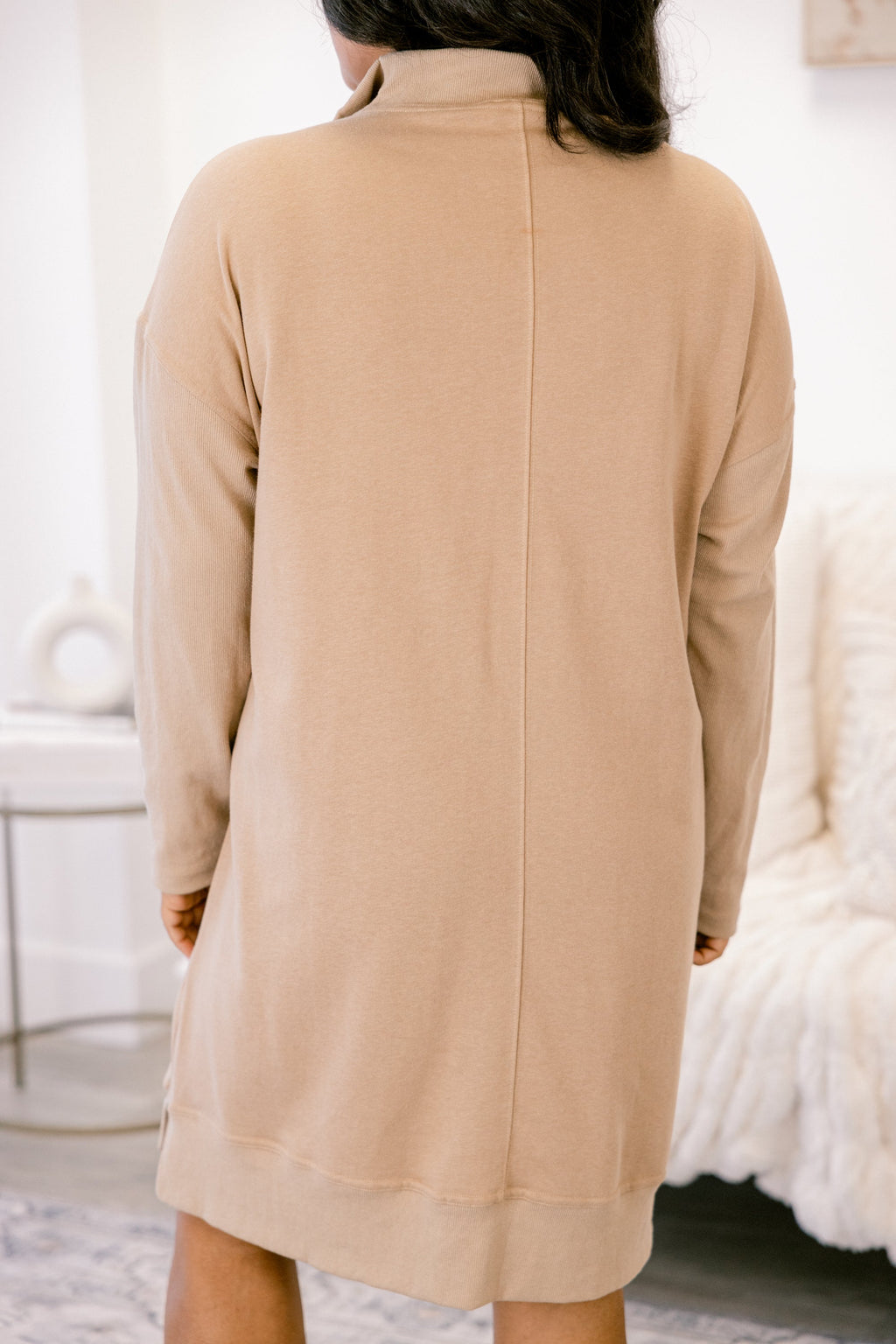 Slow It Down Dress, Light Brown