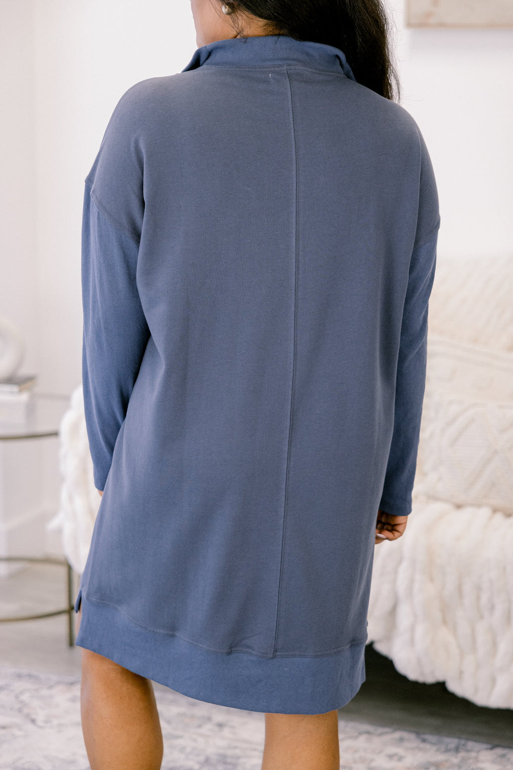 Slow It Down Dress, Light Navy