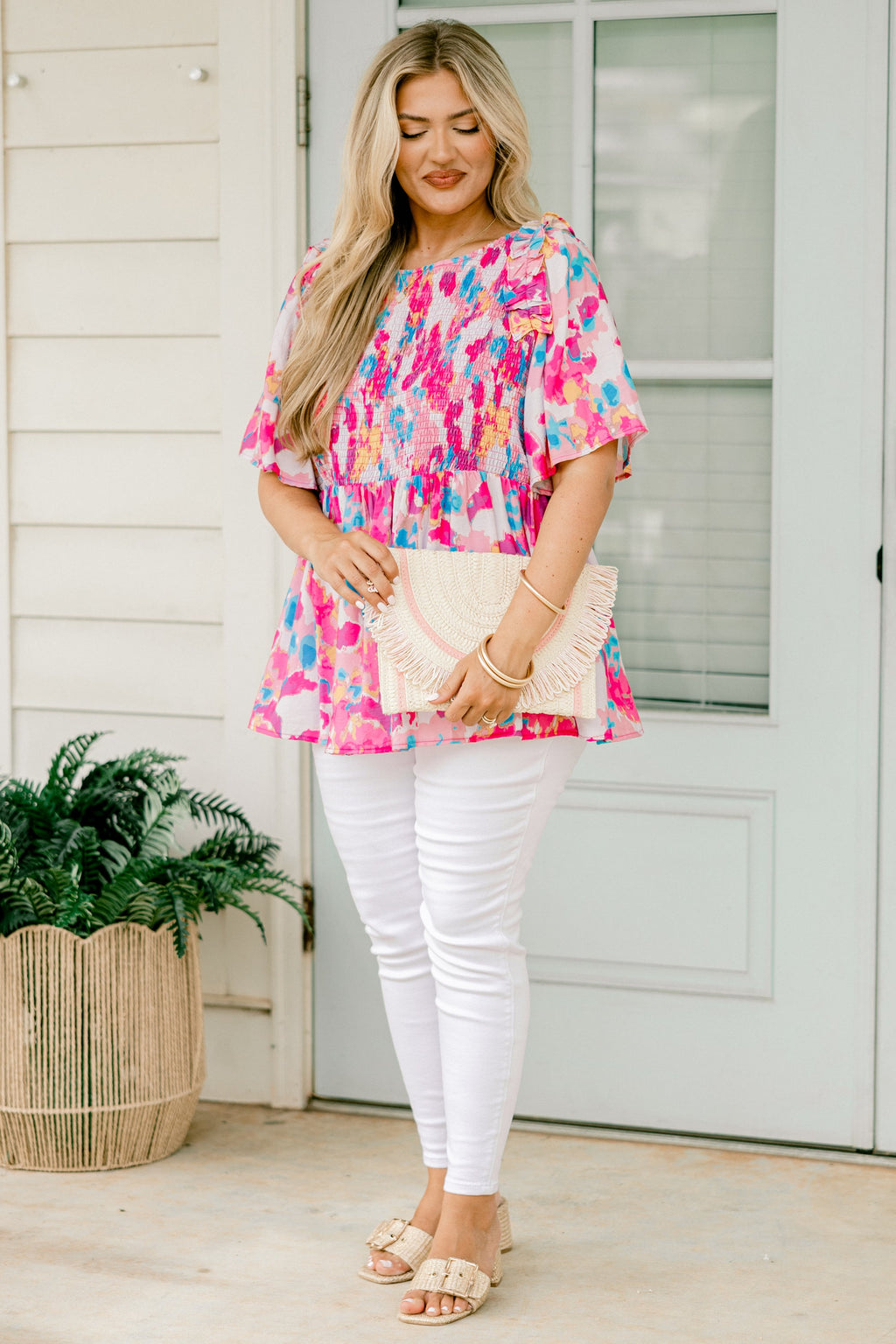 Slower Days Top, Pink
