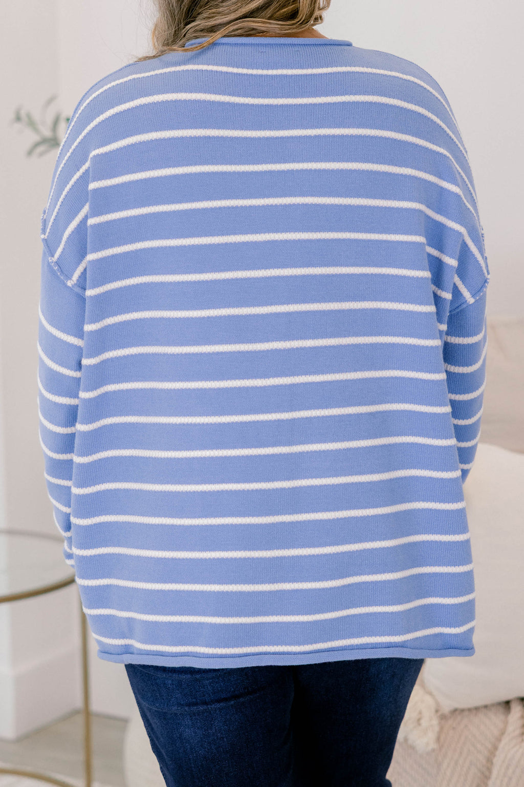 Slumber Party Time Sweater, Blue