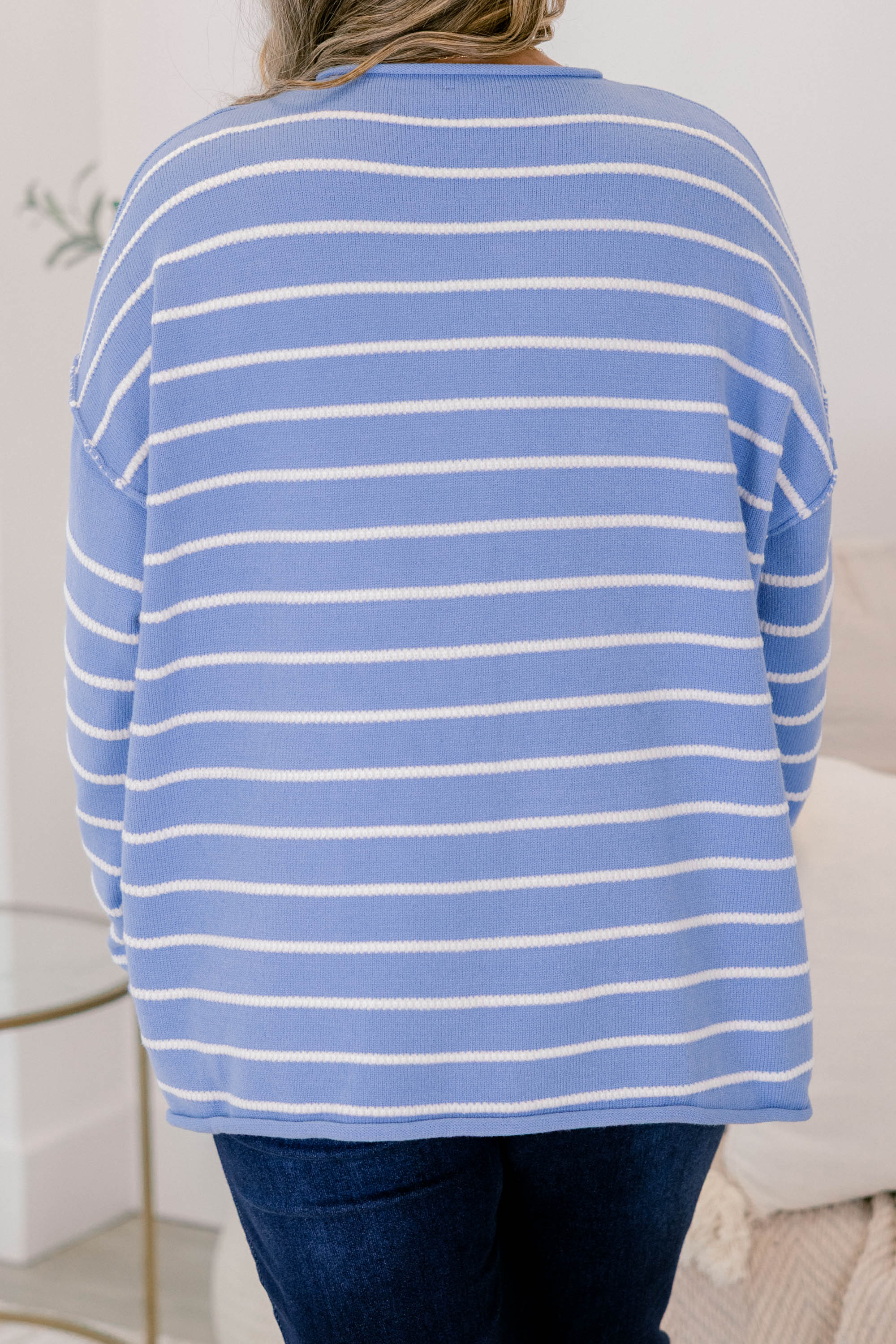 Slumber Party Time Sweater, Blue