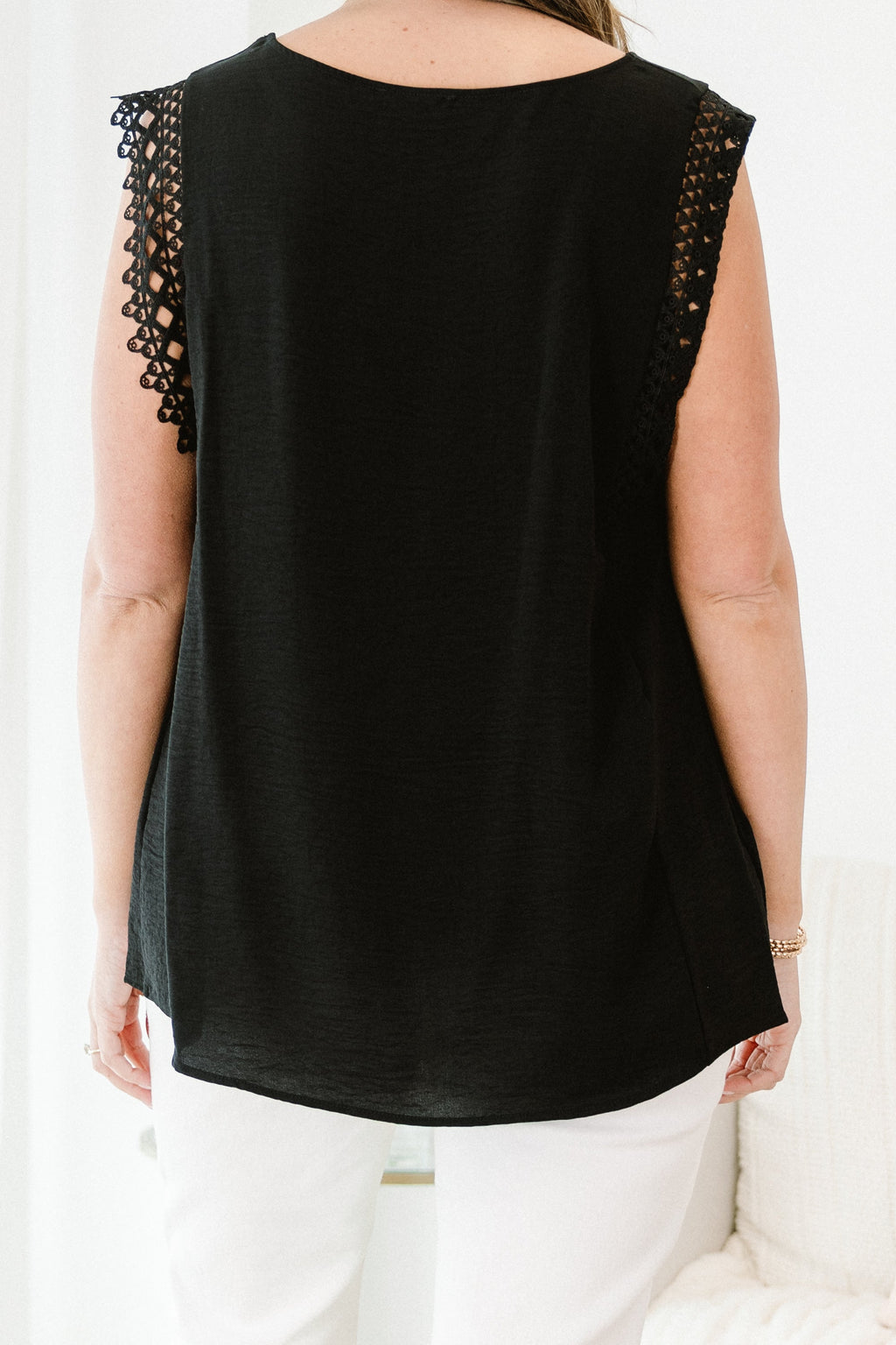 Small Temptations Top, Black