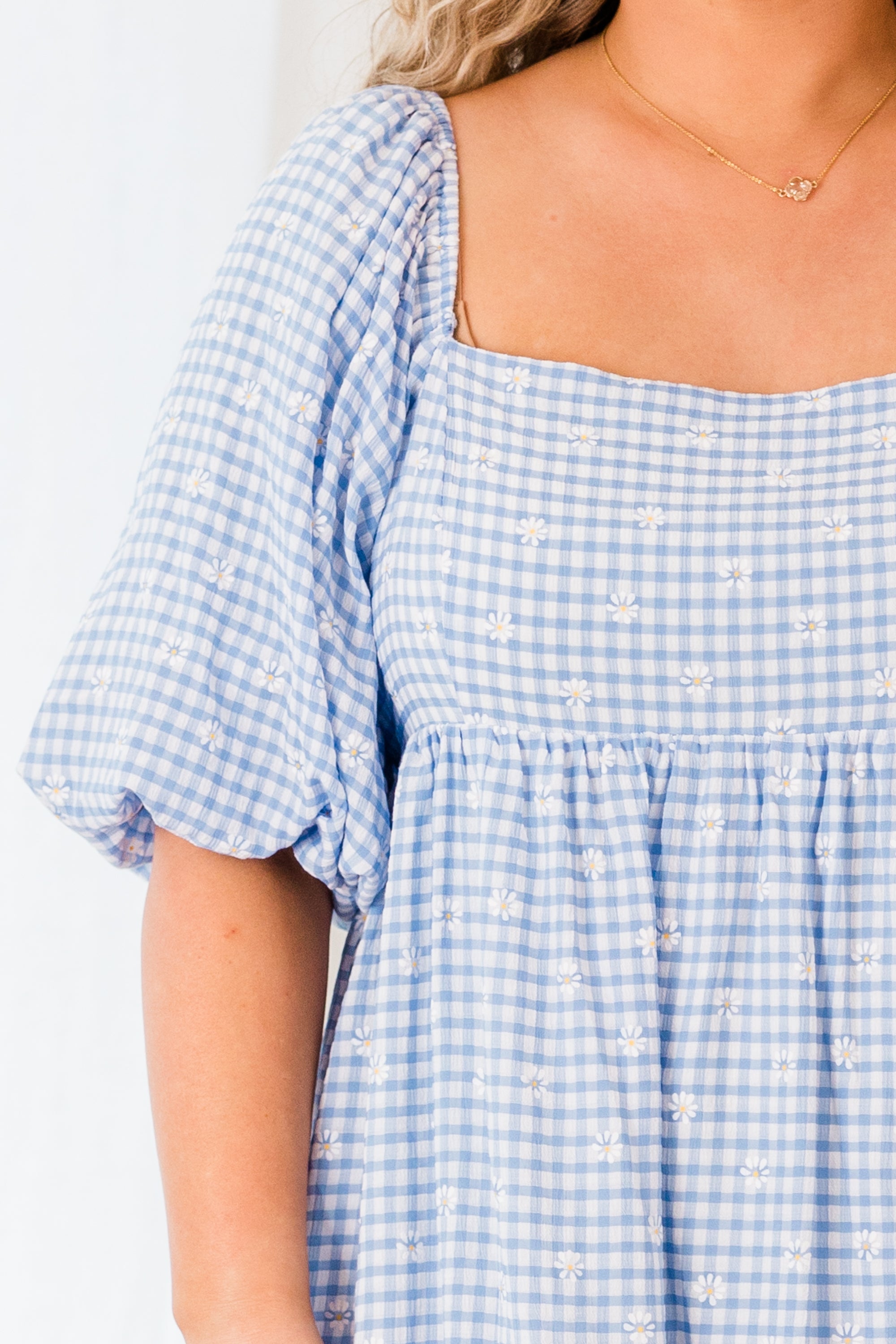 Small Town Sweetheart Dress, Blue