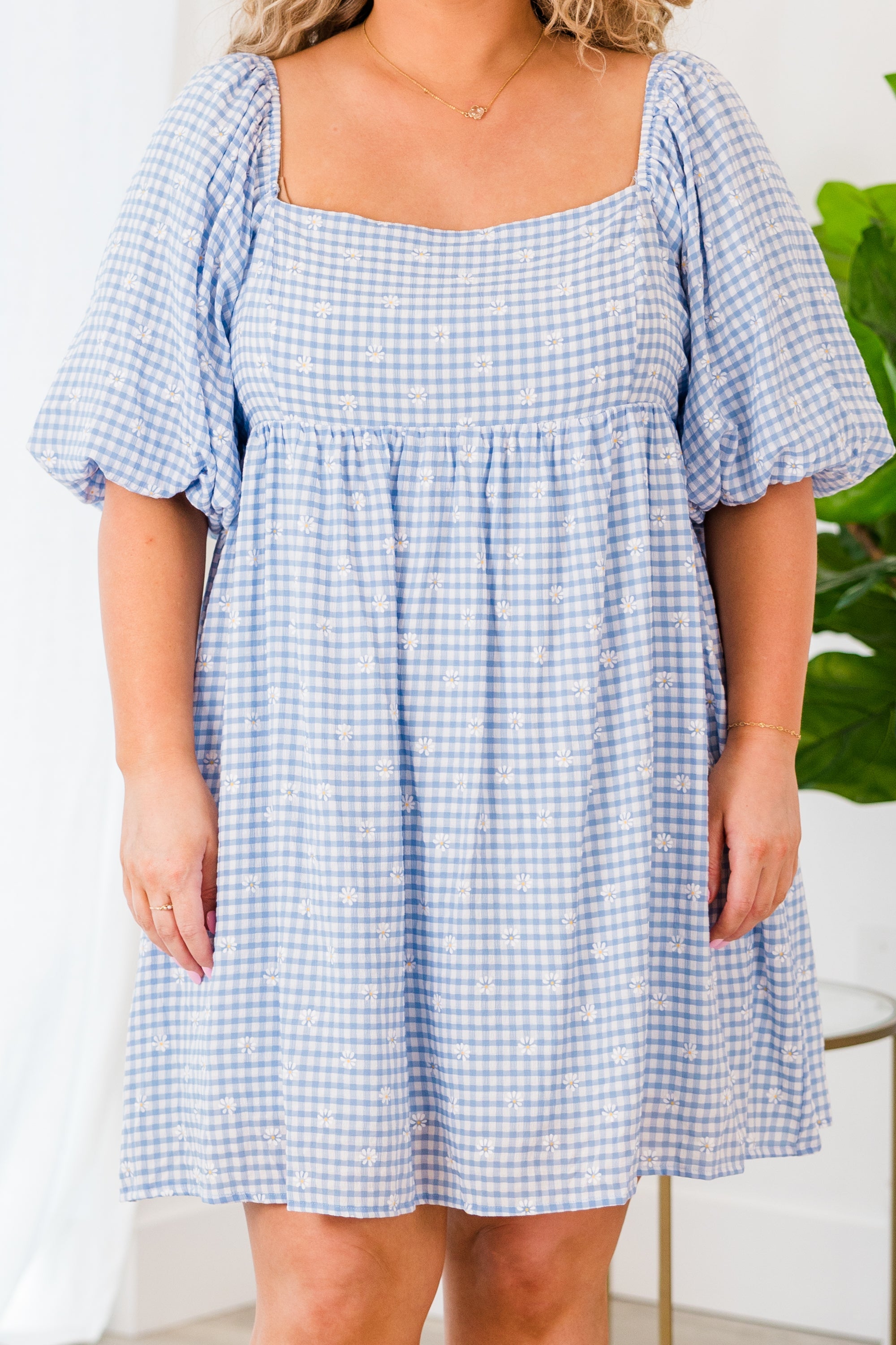 Small Town Sweetheart Dress, Blue
