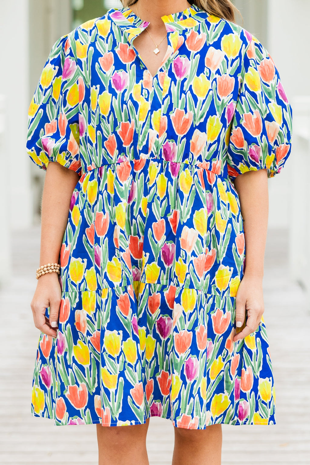 Smiles On Repeat Dress, Blue