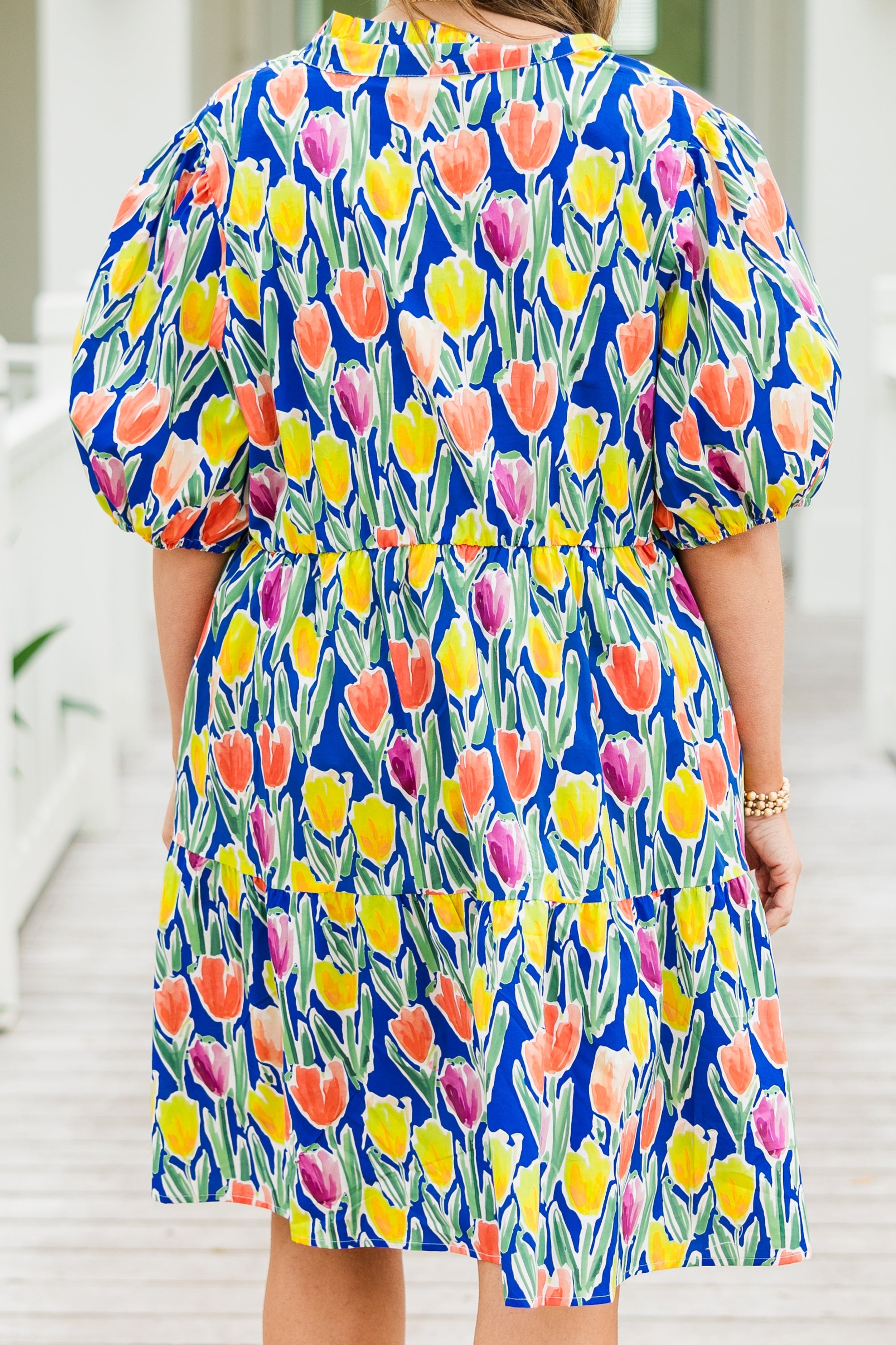 Smiles On Repeat Dress, Blue