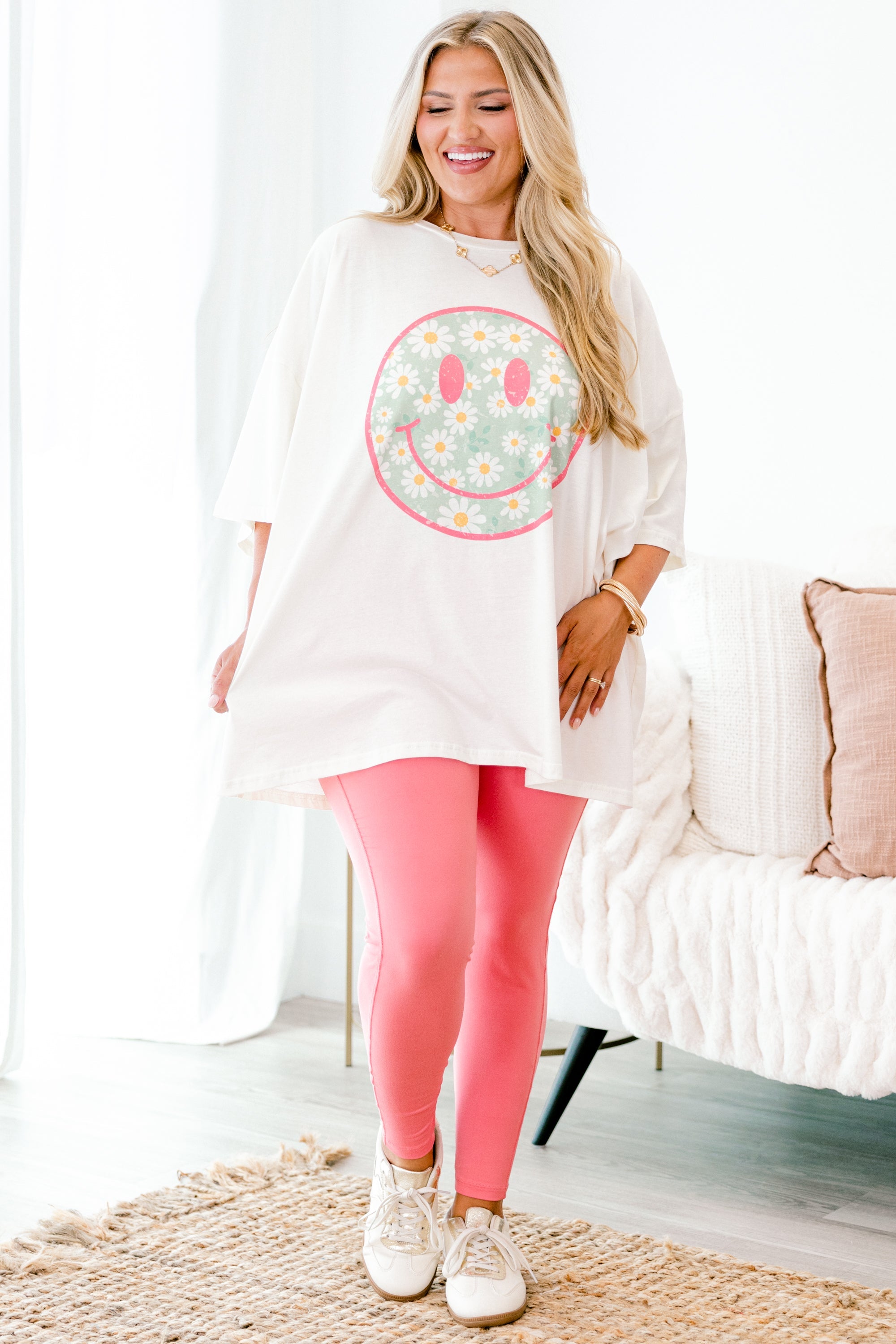Outrun Outlast Leggings, Desert Rose