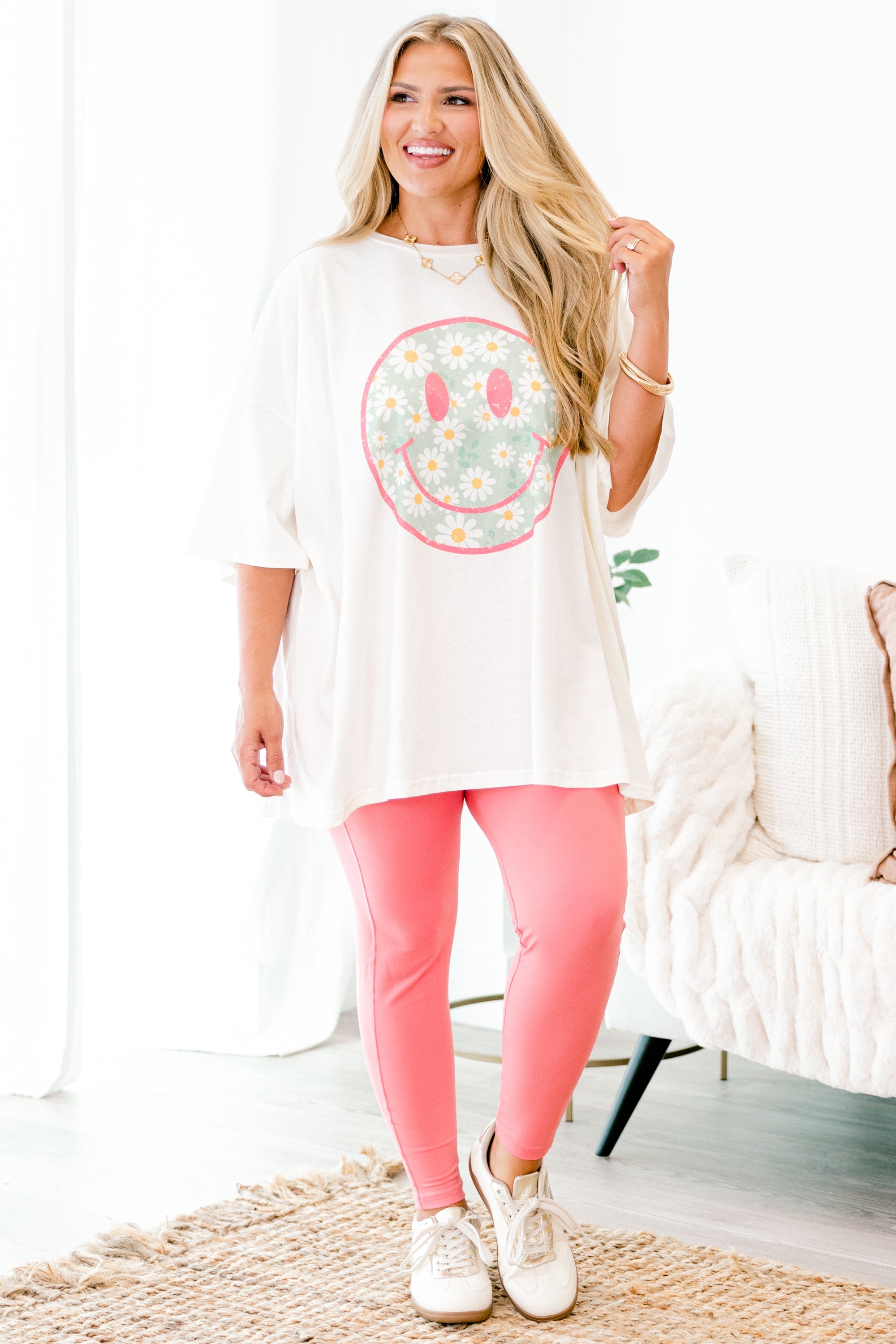Outrun Outlast Leggings, Desert Rose