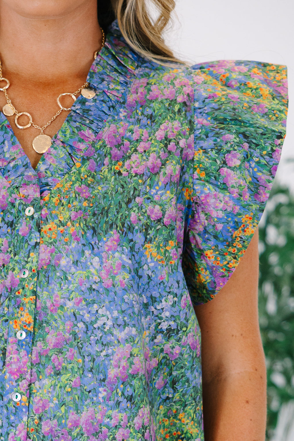 So In Love Top, Purple Multi