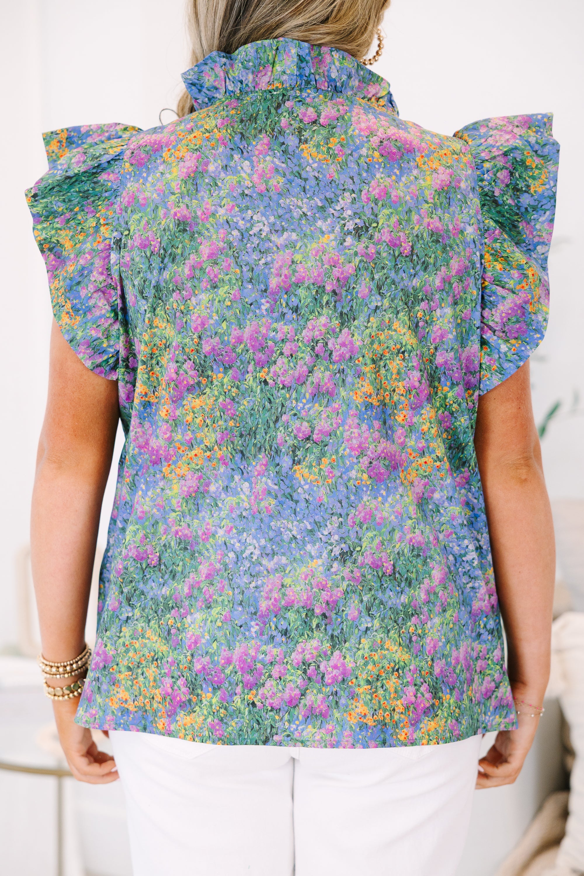 So In Love Top, Purple Multi
