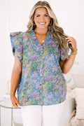 So In Love Top, Purple Multi