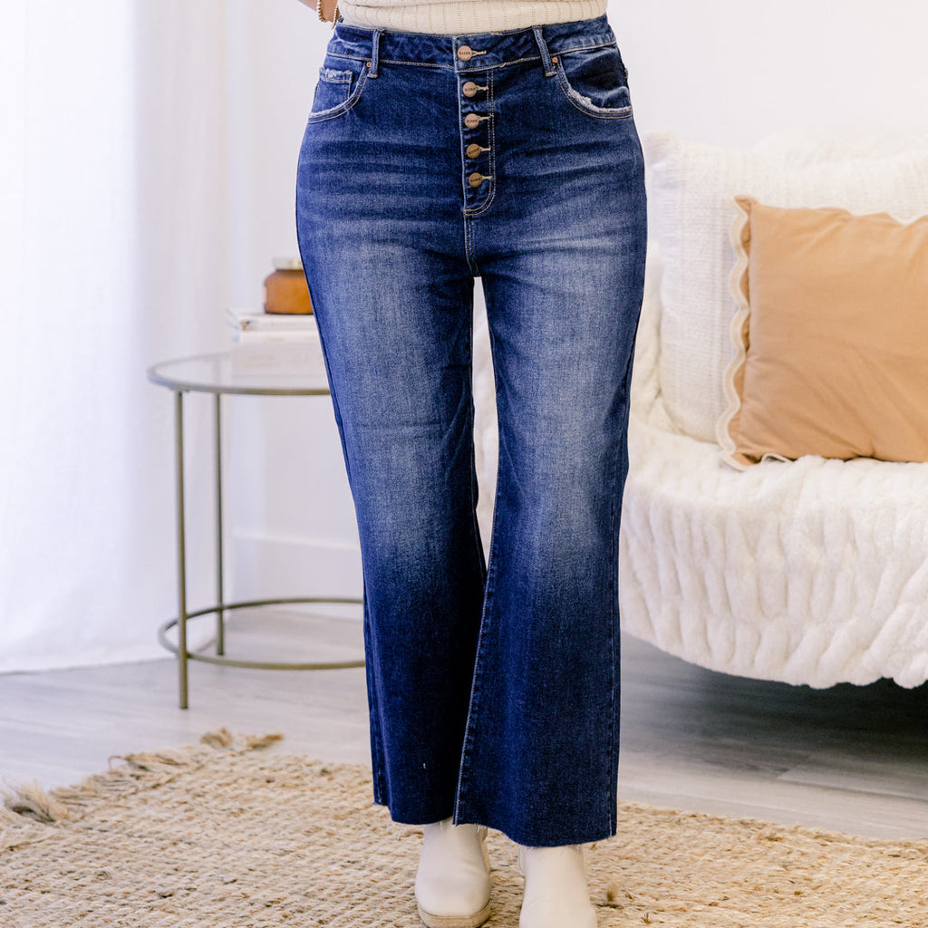 So Much To Say Jeans, Dark Wash
