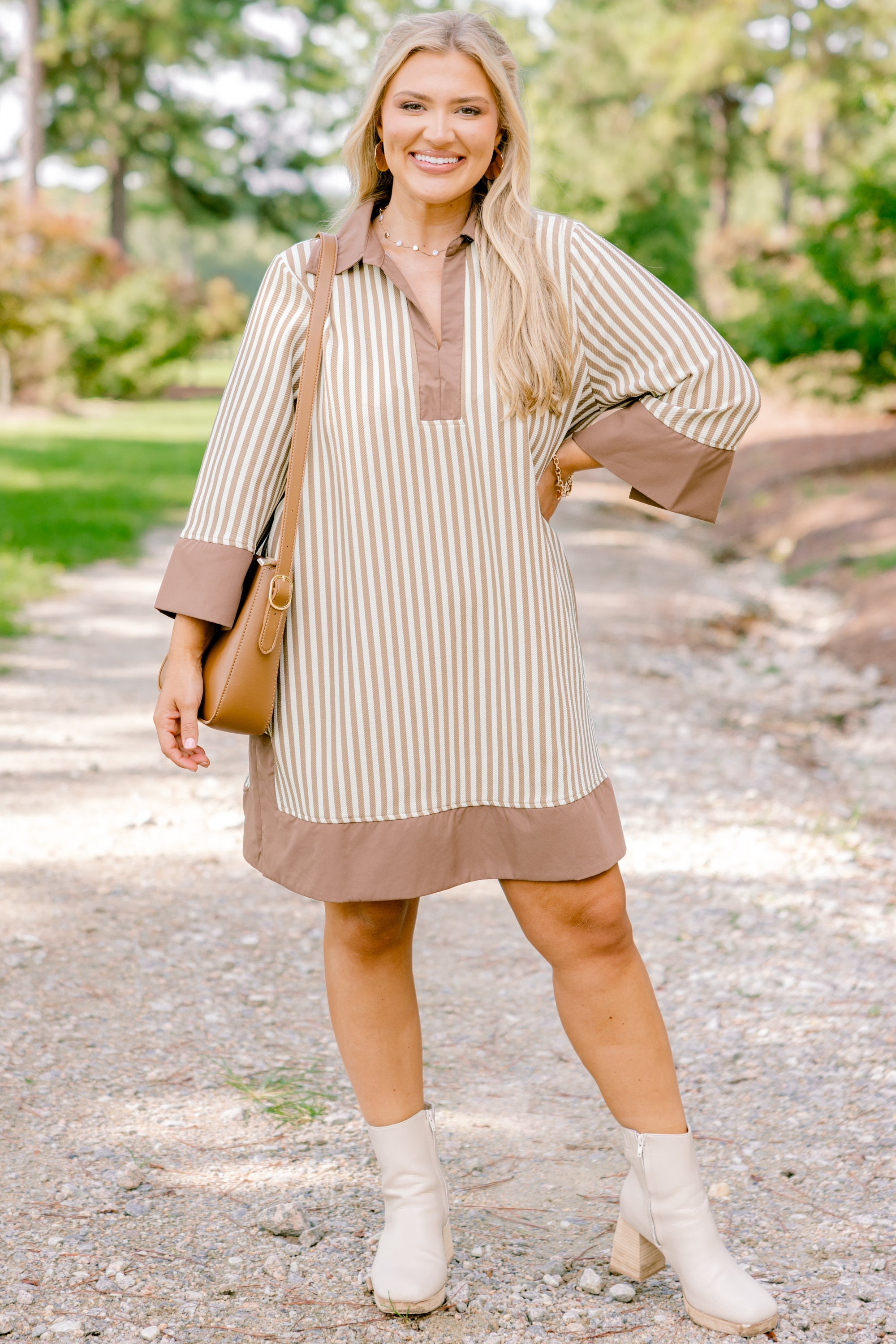 So Proud Dress, Brown