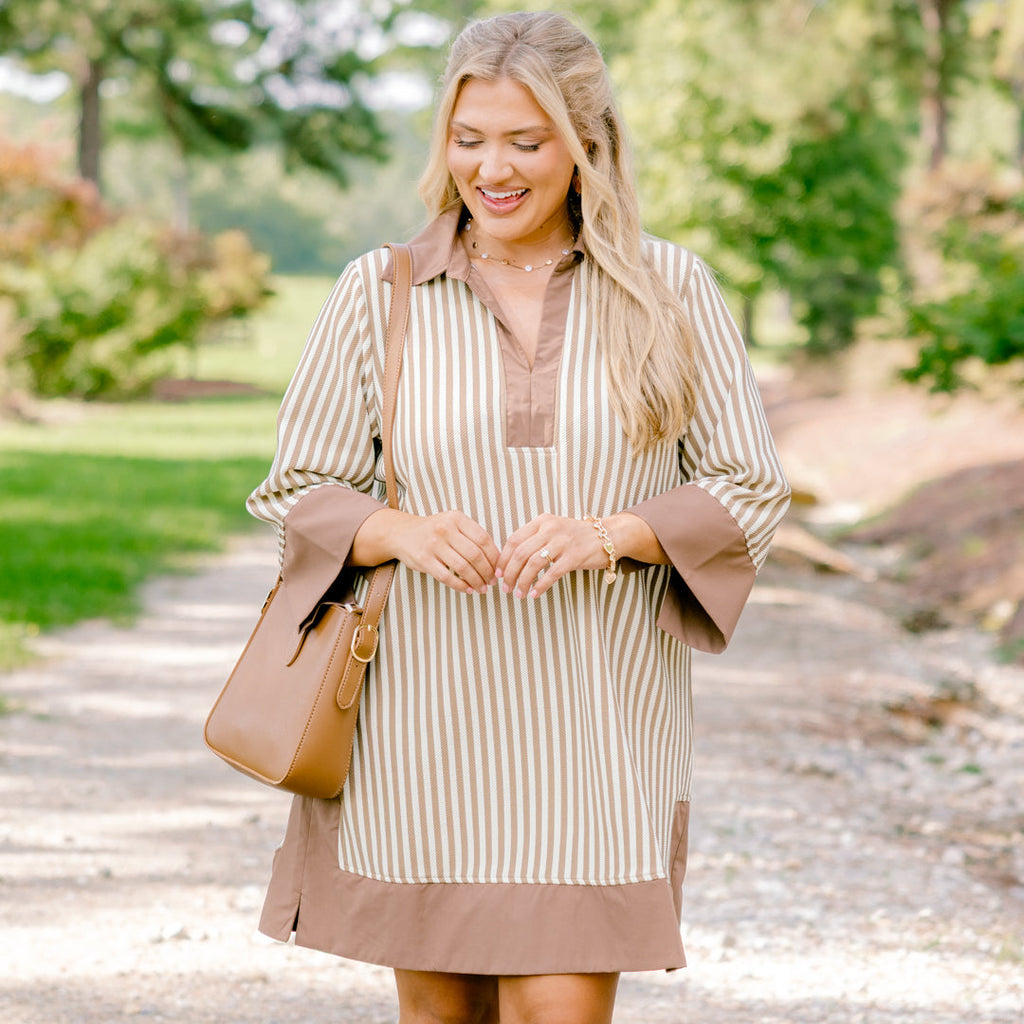 So Proud Dress, Brown