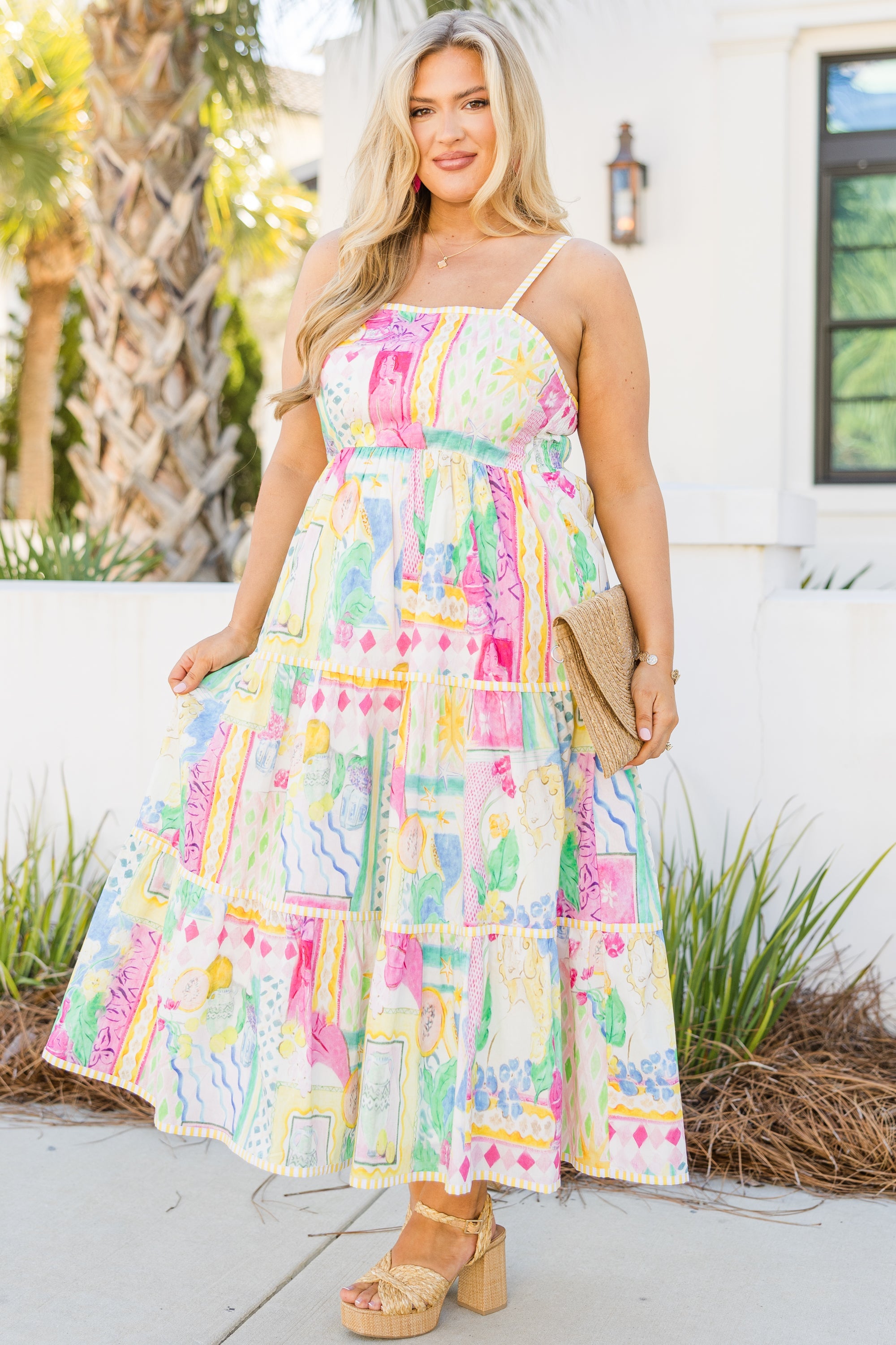 Soaking Up Every Second Dress, Yellow