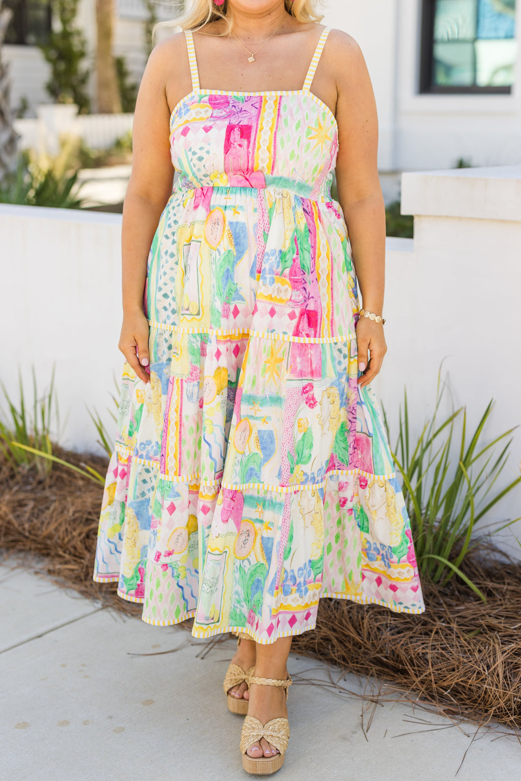 Soaking Up Every Second Dress, Yellow