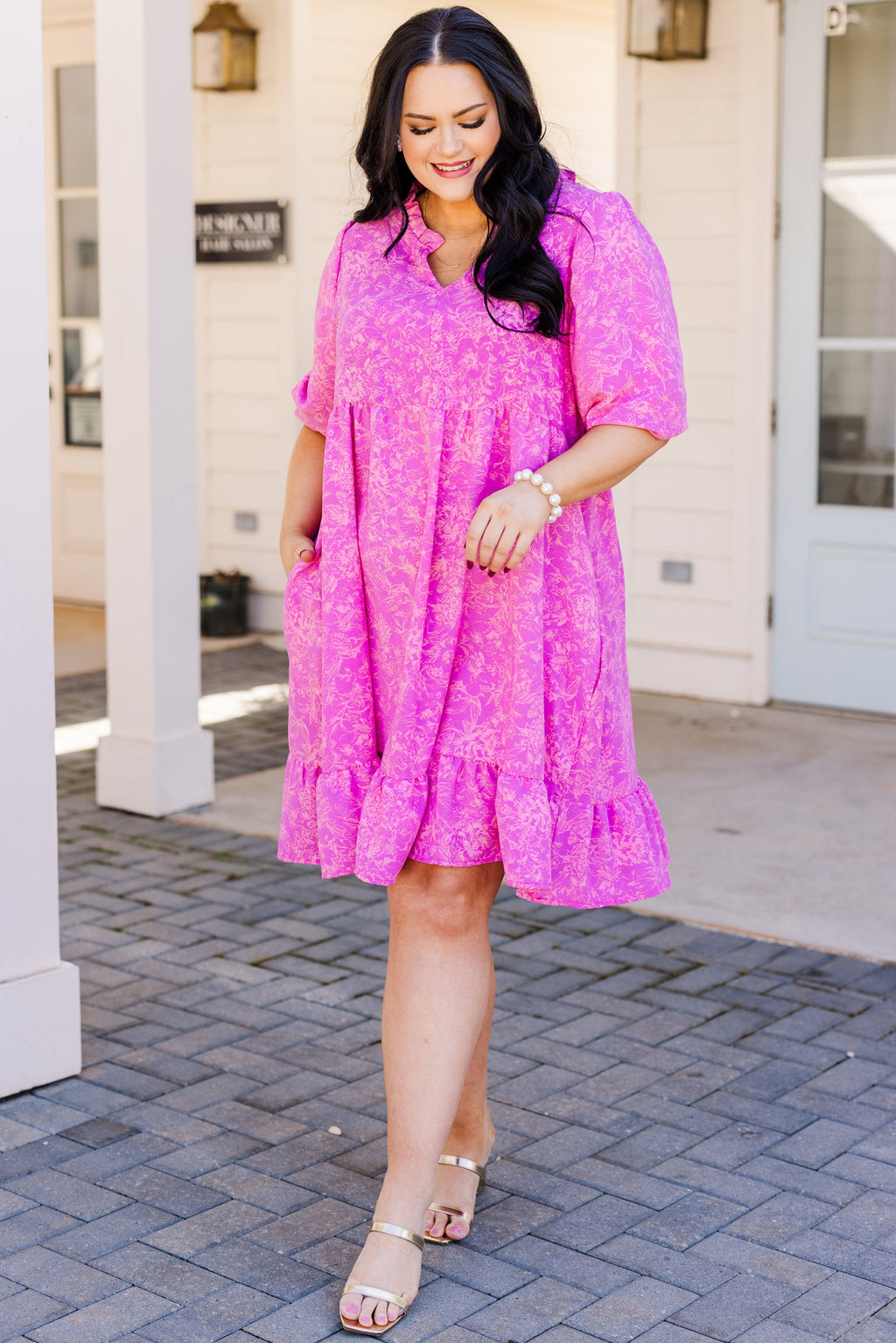 Soft And Sound Dress, Pink