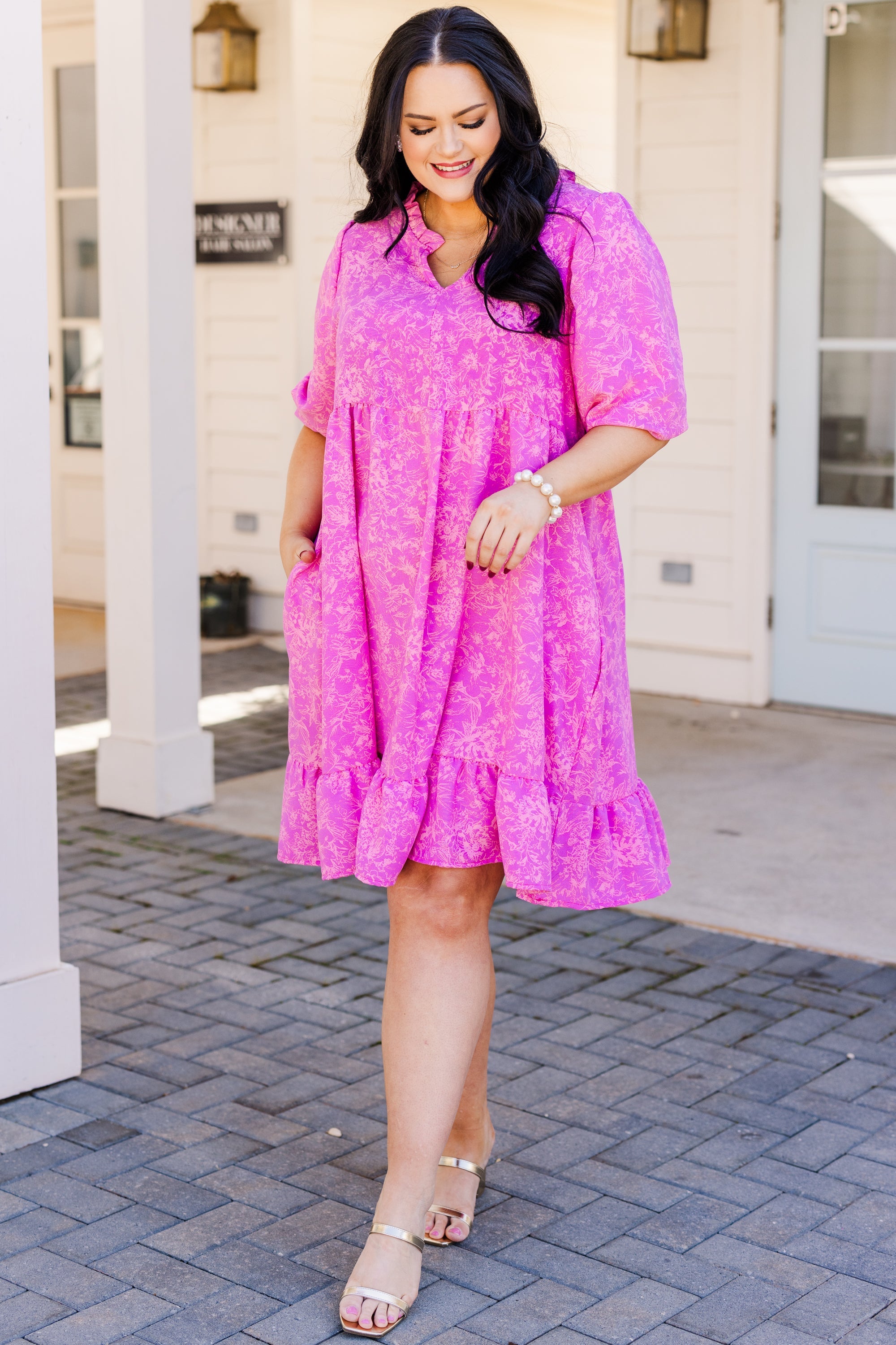 Soft And Sound Dress, Pink