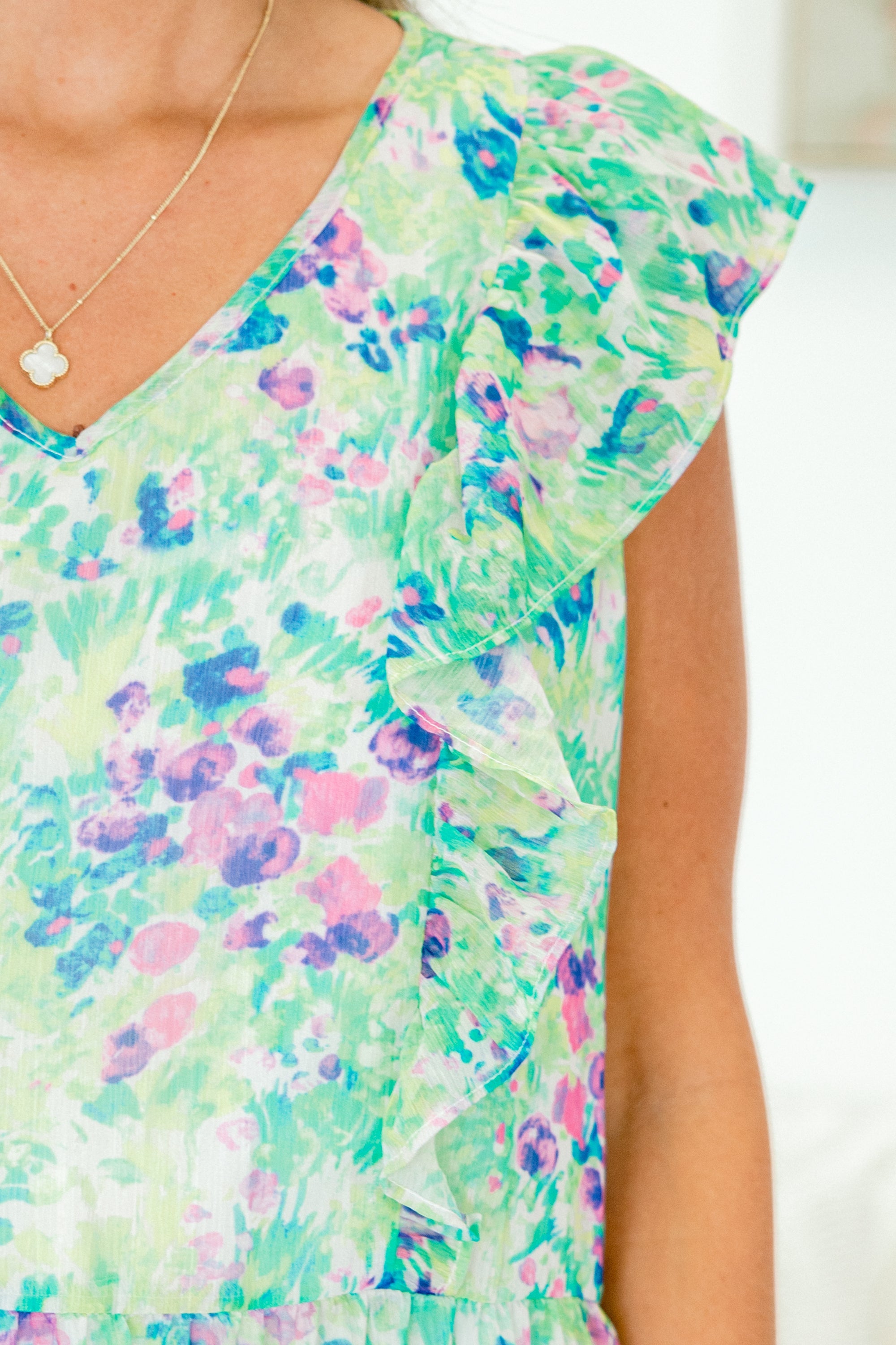 Soft Spring Serenity Top, Mint