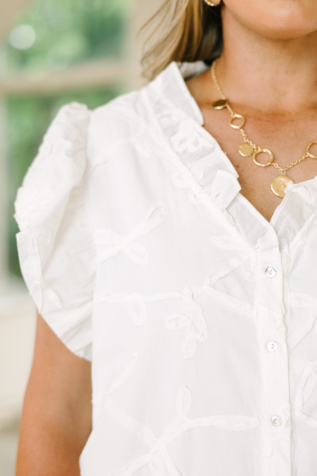 So In Love Top, White