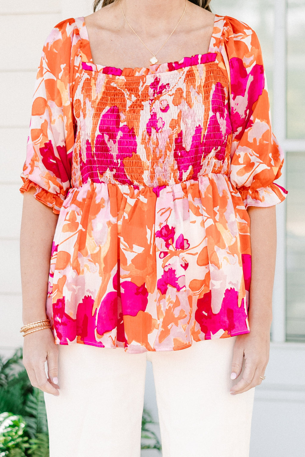 Soiree On The Shore Top, Pink