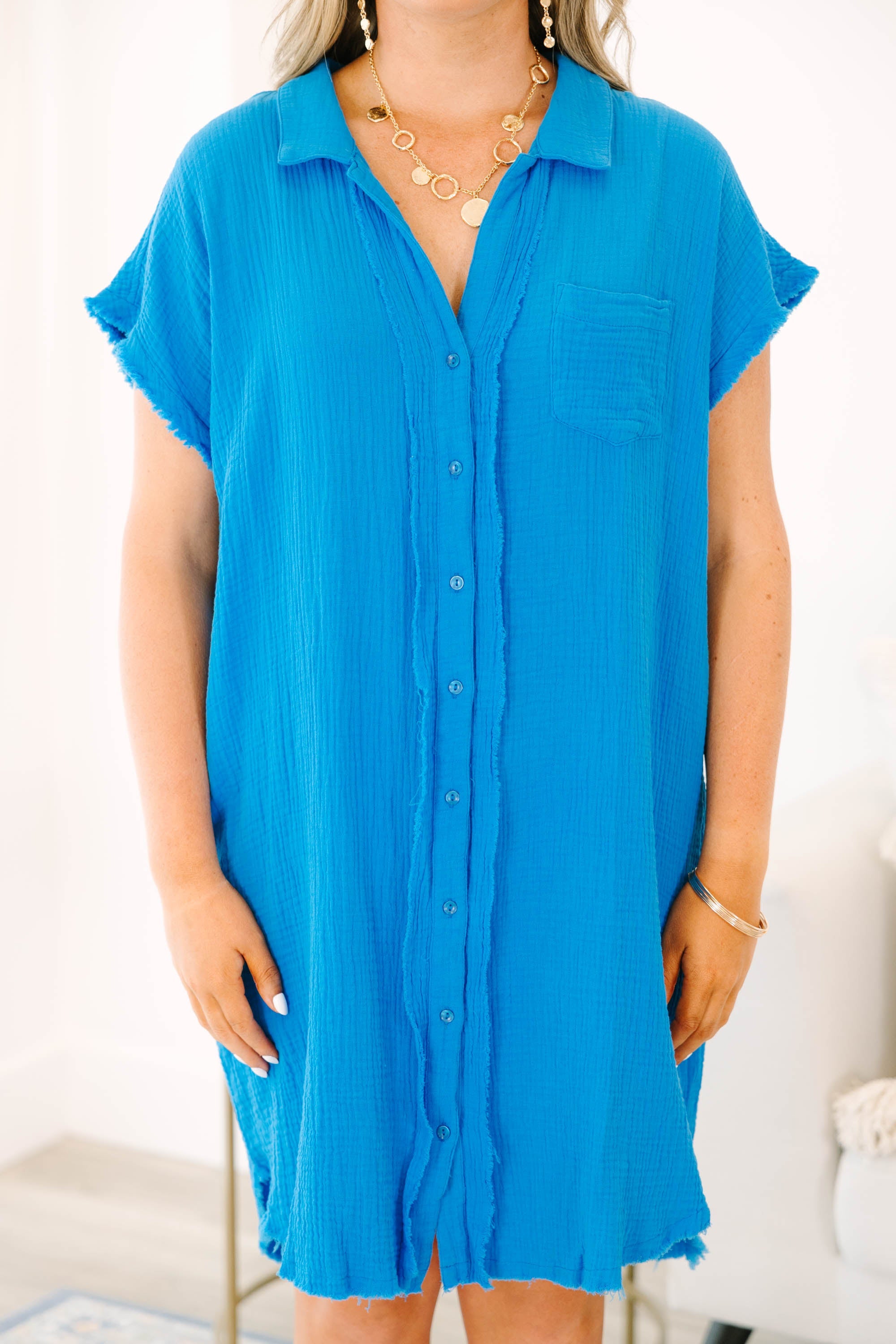Something Amazing Dress, Cerulean