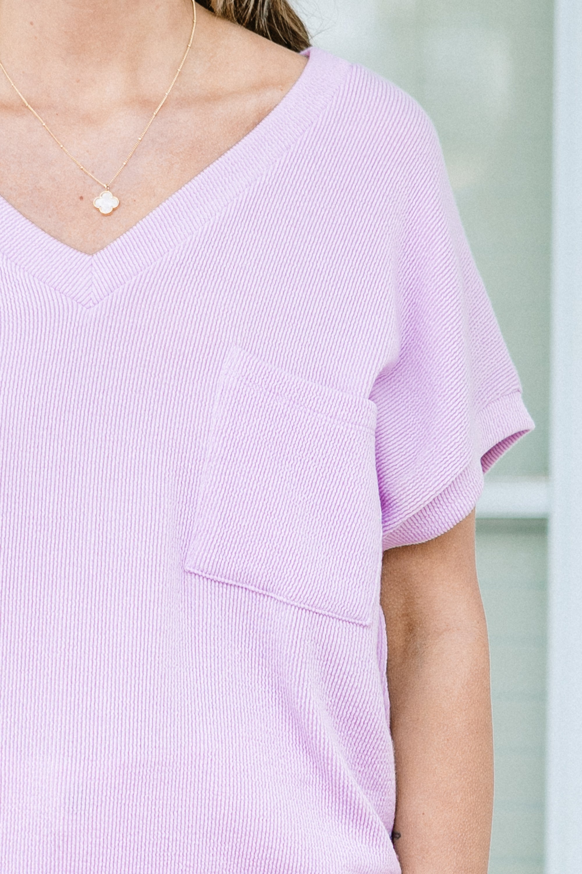Something Casual Top, Purple