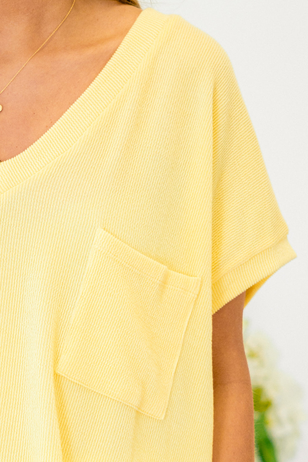 Something Casual Top, Yellow