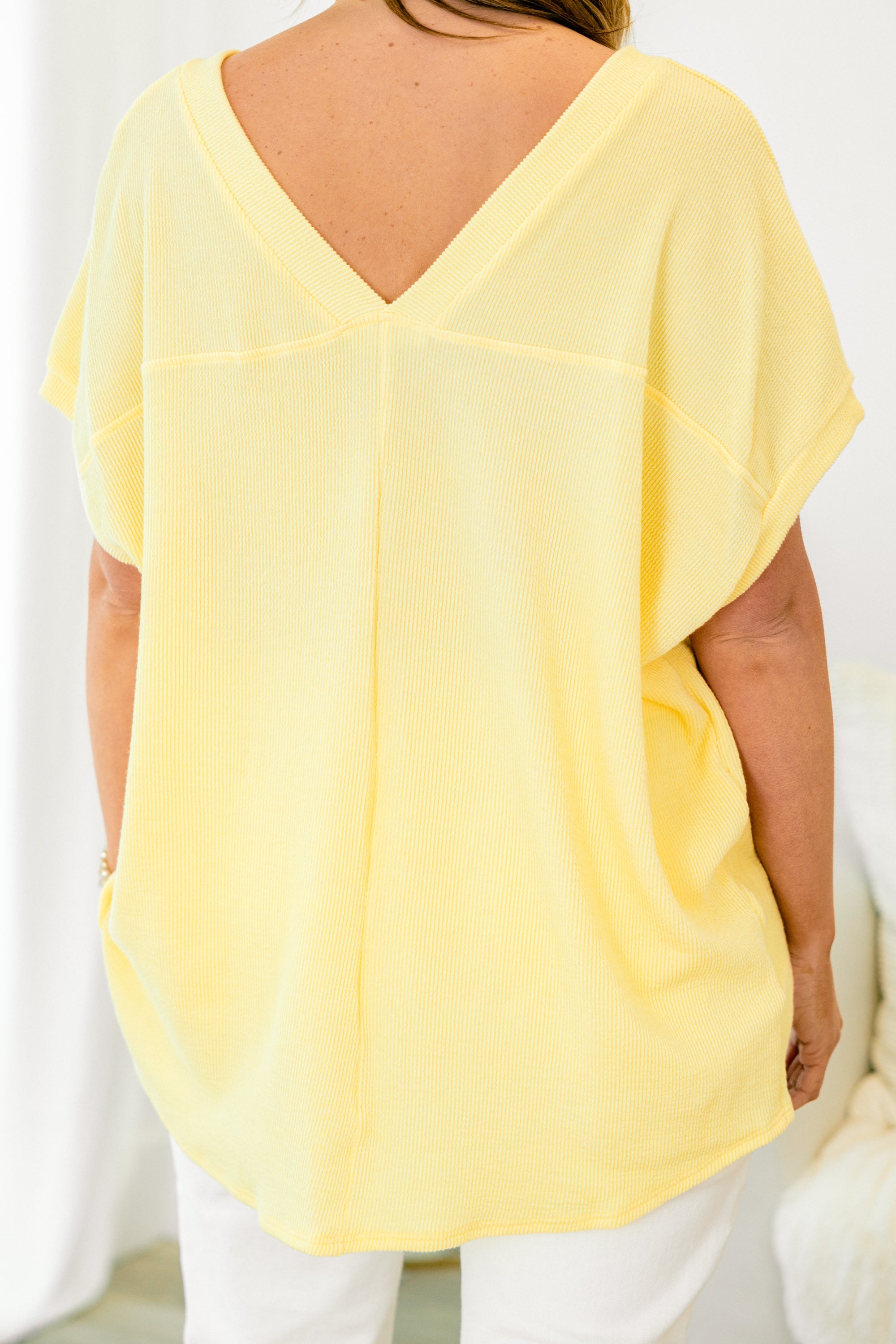 Something Casual Top, Yellow