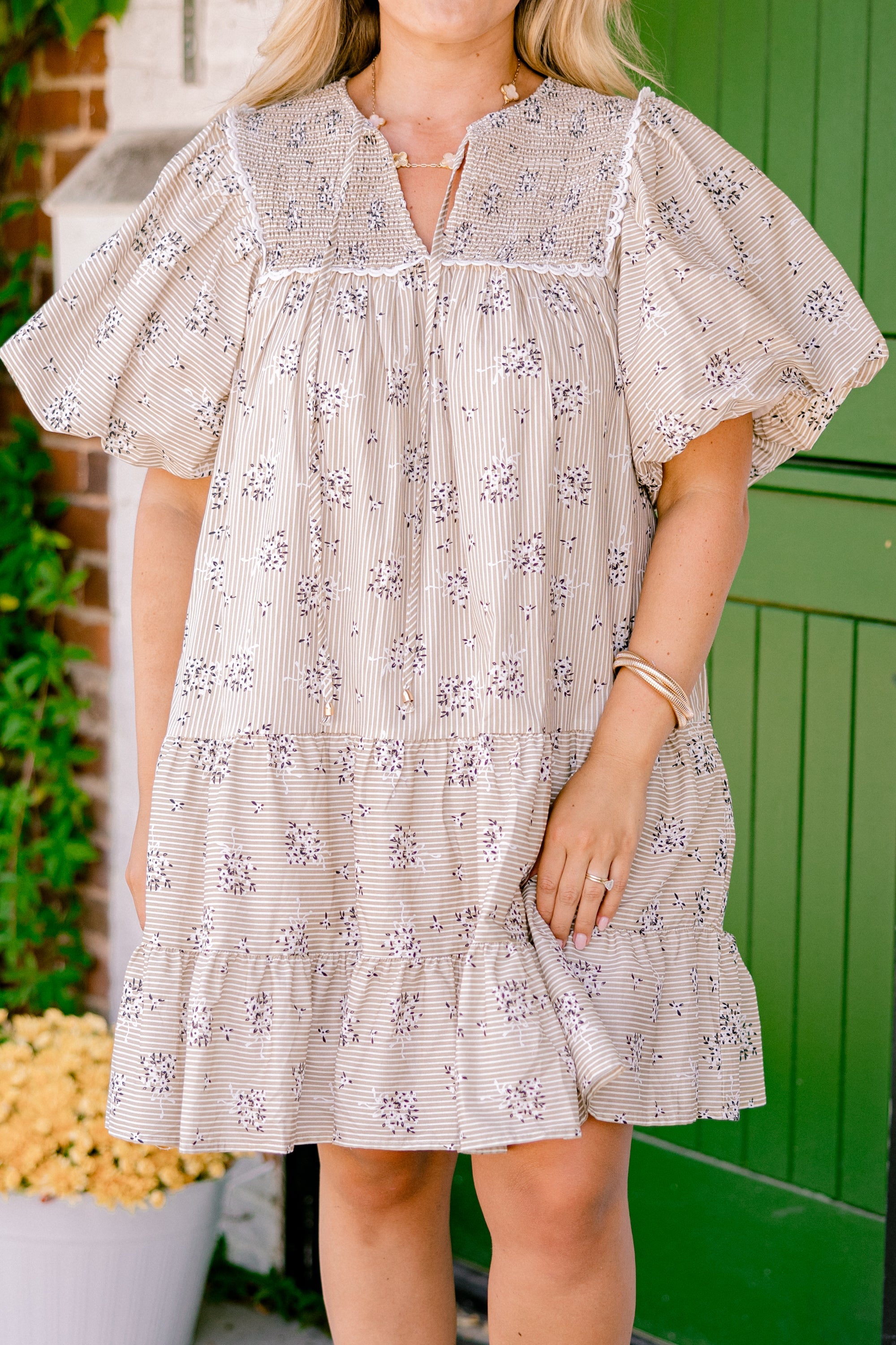 Something Good Dress, Beige