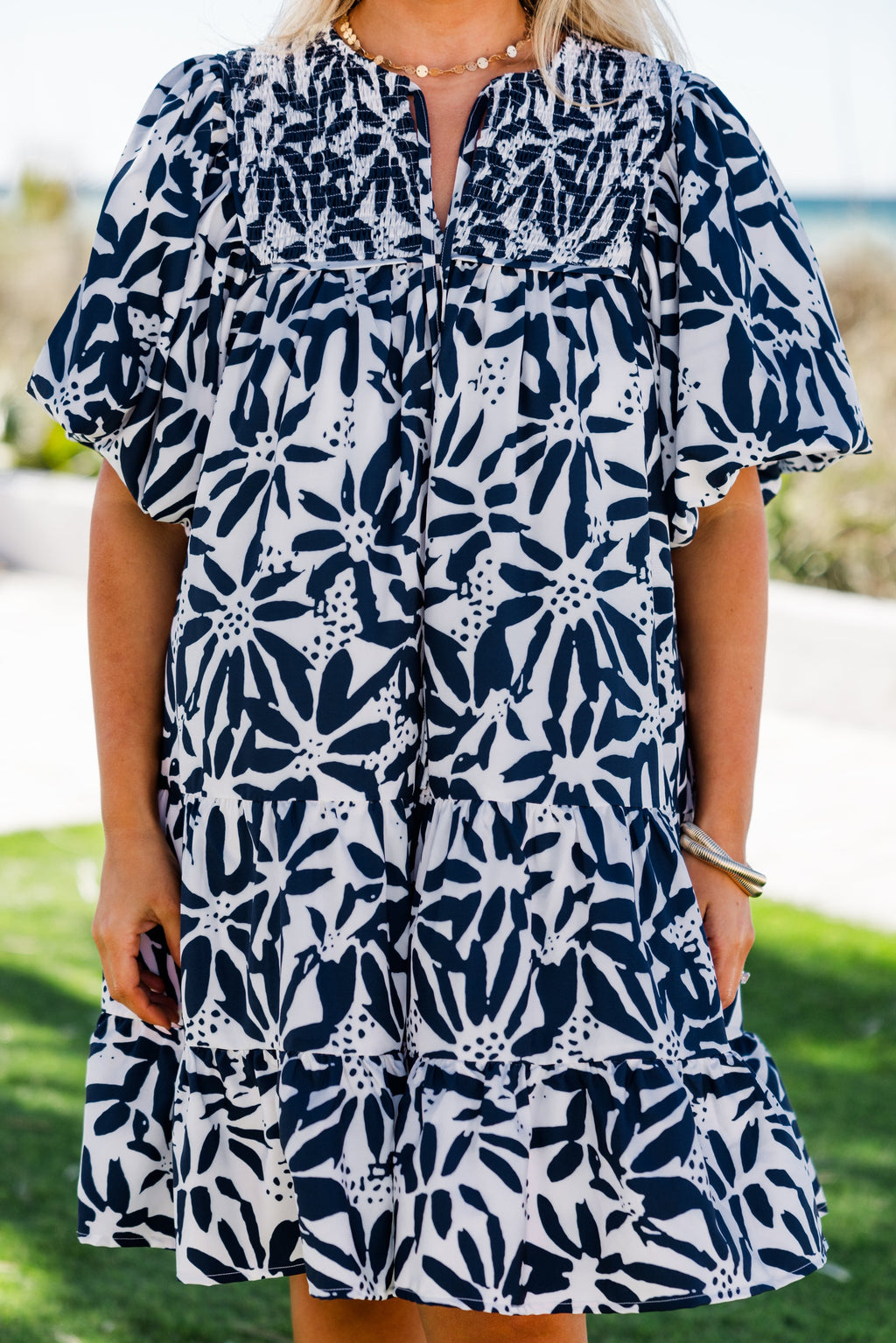 Something Good Dress, Navy