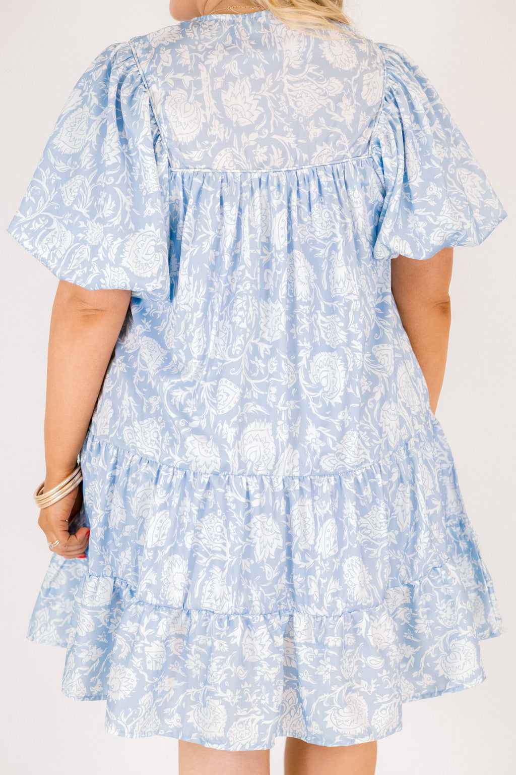 Something Good Dress, Slate Blue