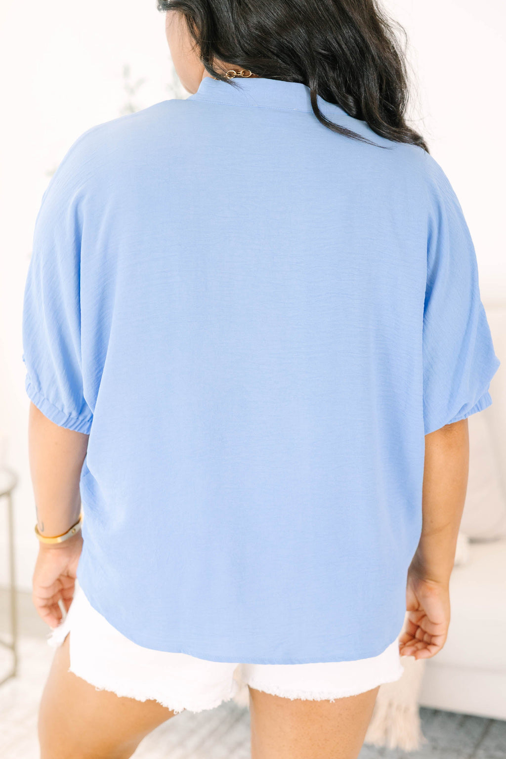 Something Good Top, Chambray