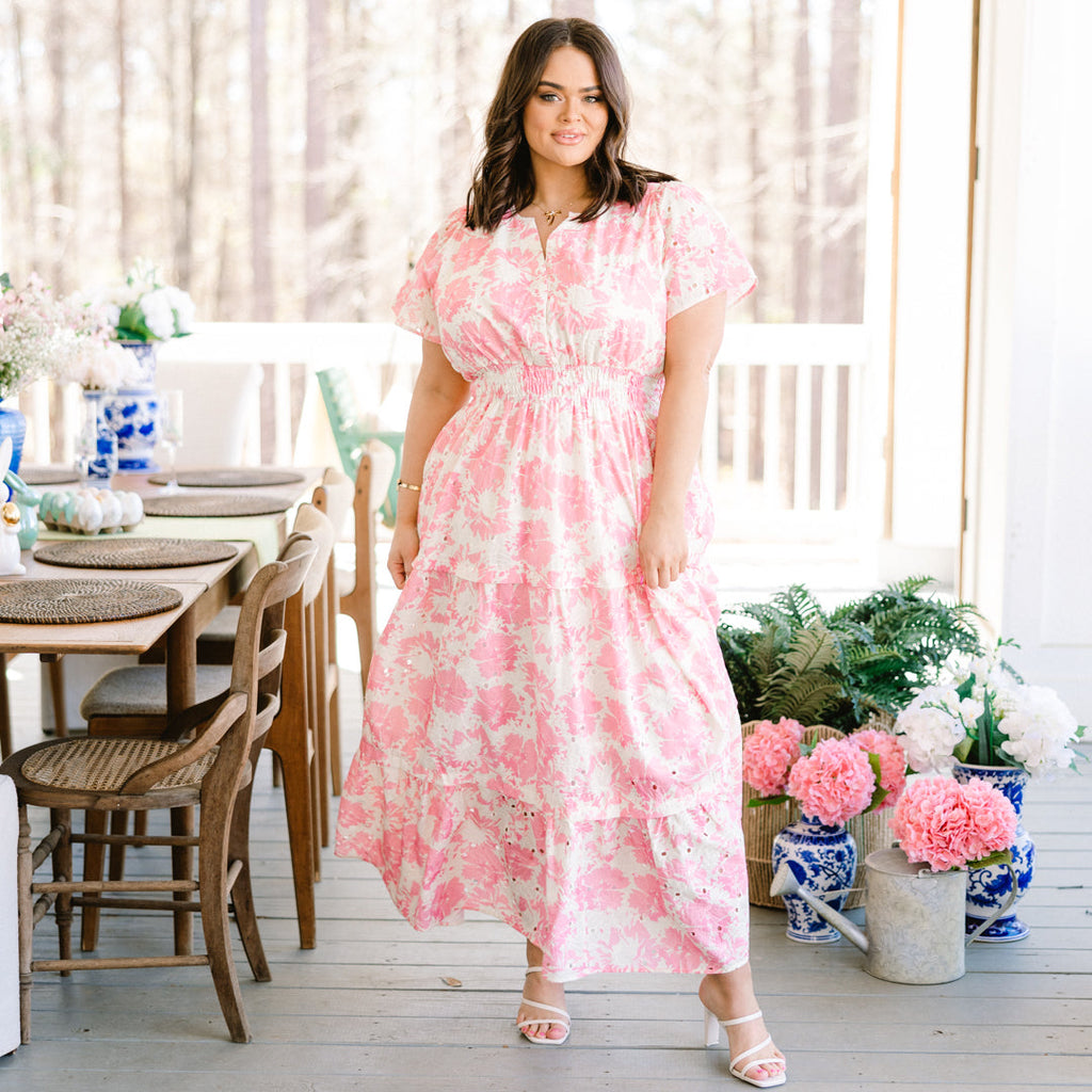 Somewhere Beautiful Dress, Pink