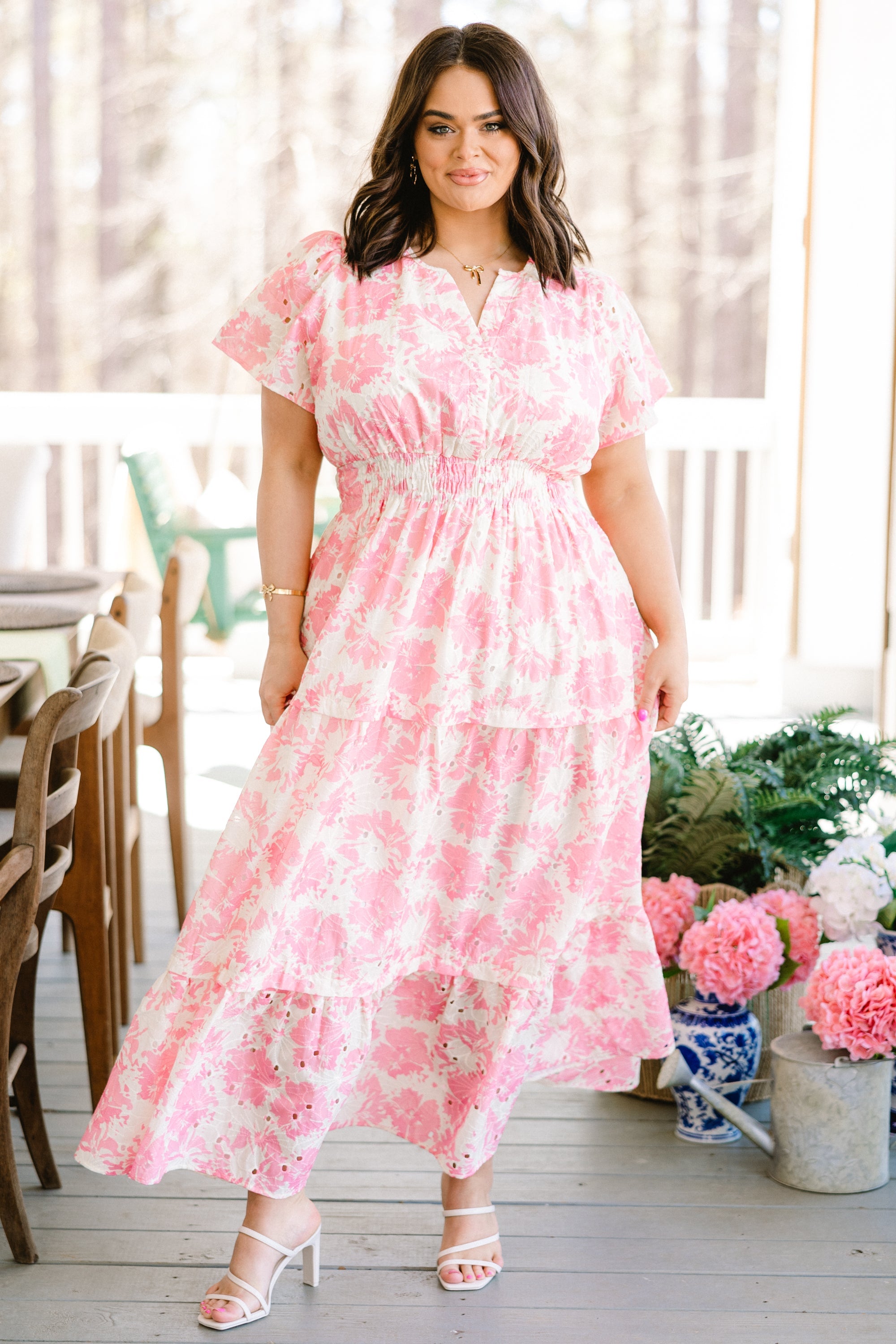 Somewhere Beautiful Dress, Pink