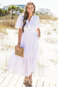 Somewhere Beautiful Dress, White