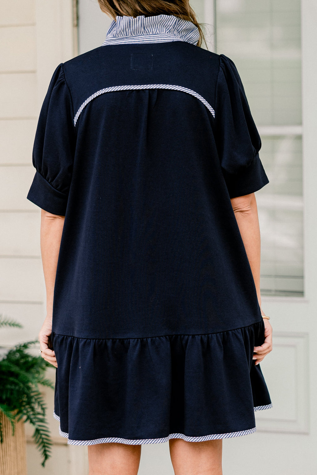 Southern Charm Dress, Navy