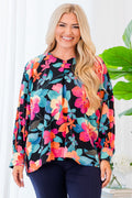 Southern Sweetness Top, Black-Multi