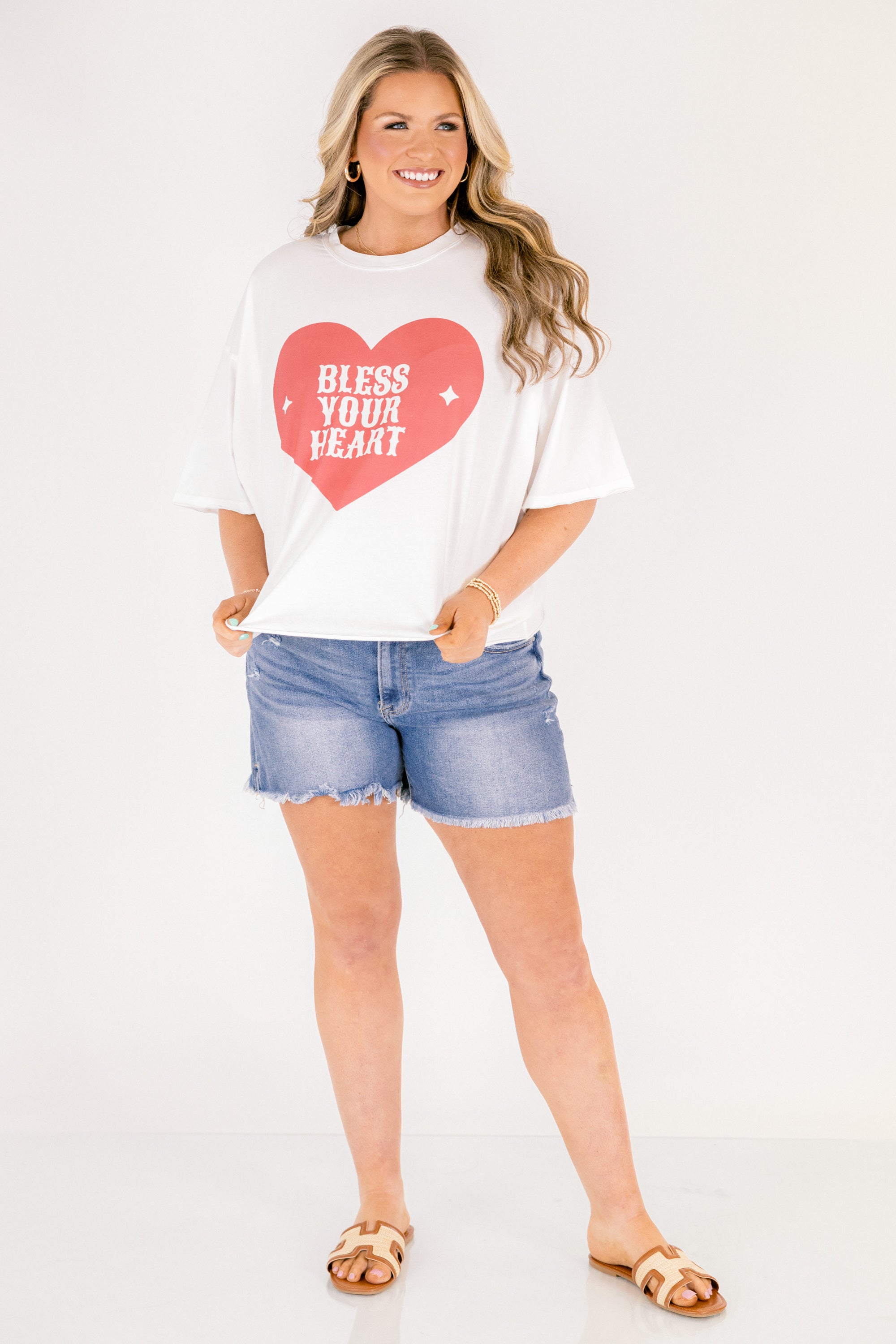 Southern Thing Vintage Wash Tee, White