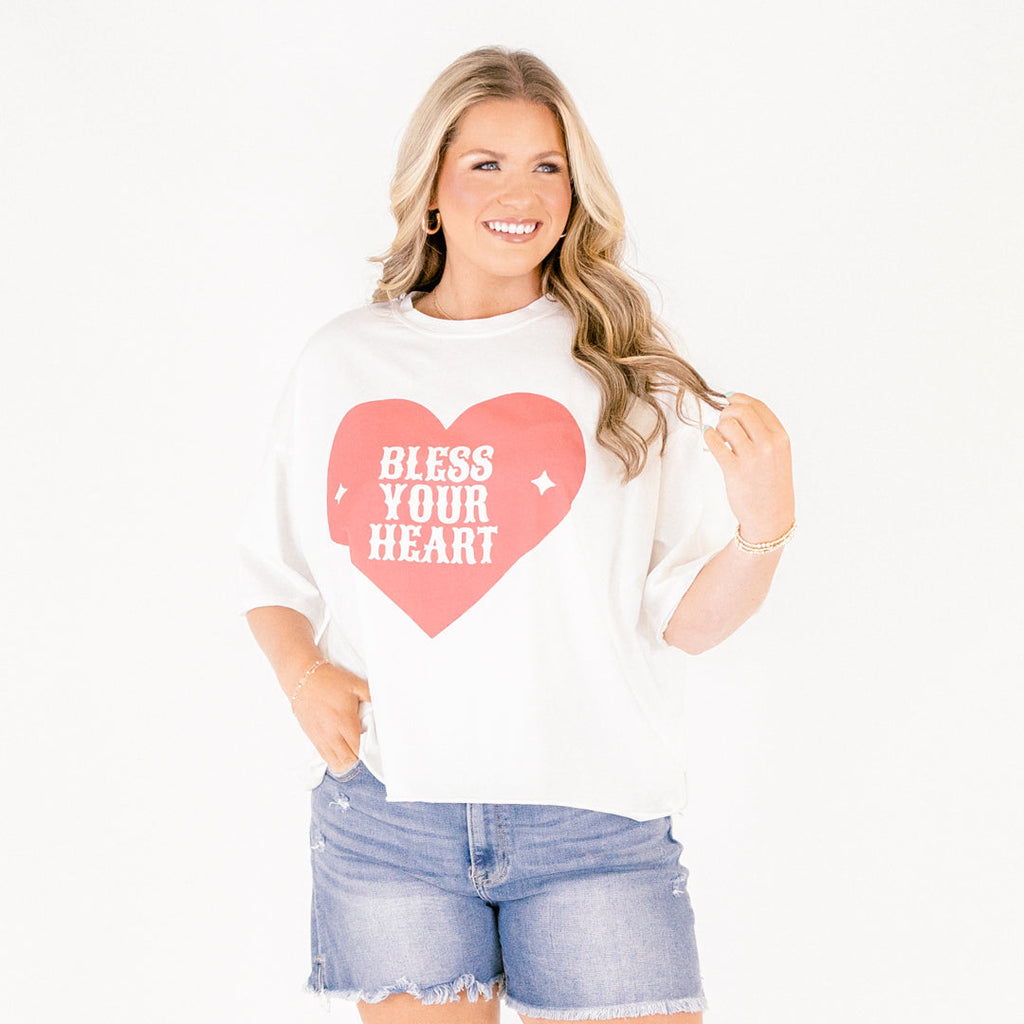 Southern Thing Vintage Wash Tee, White