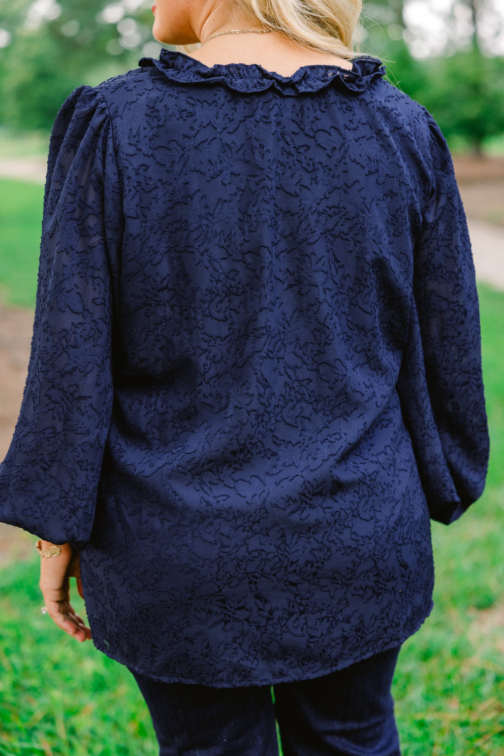 Sparkling Sunlight Top, Navy