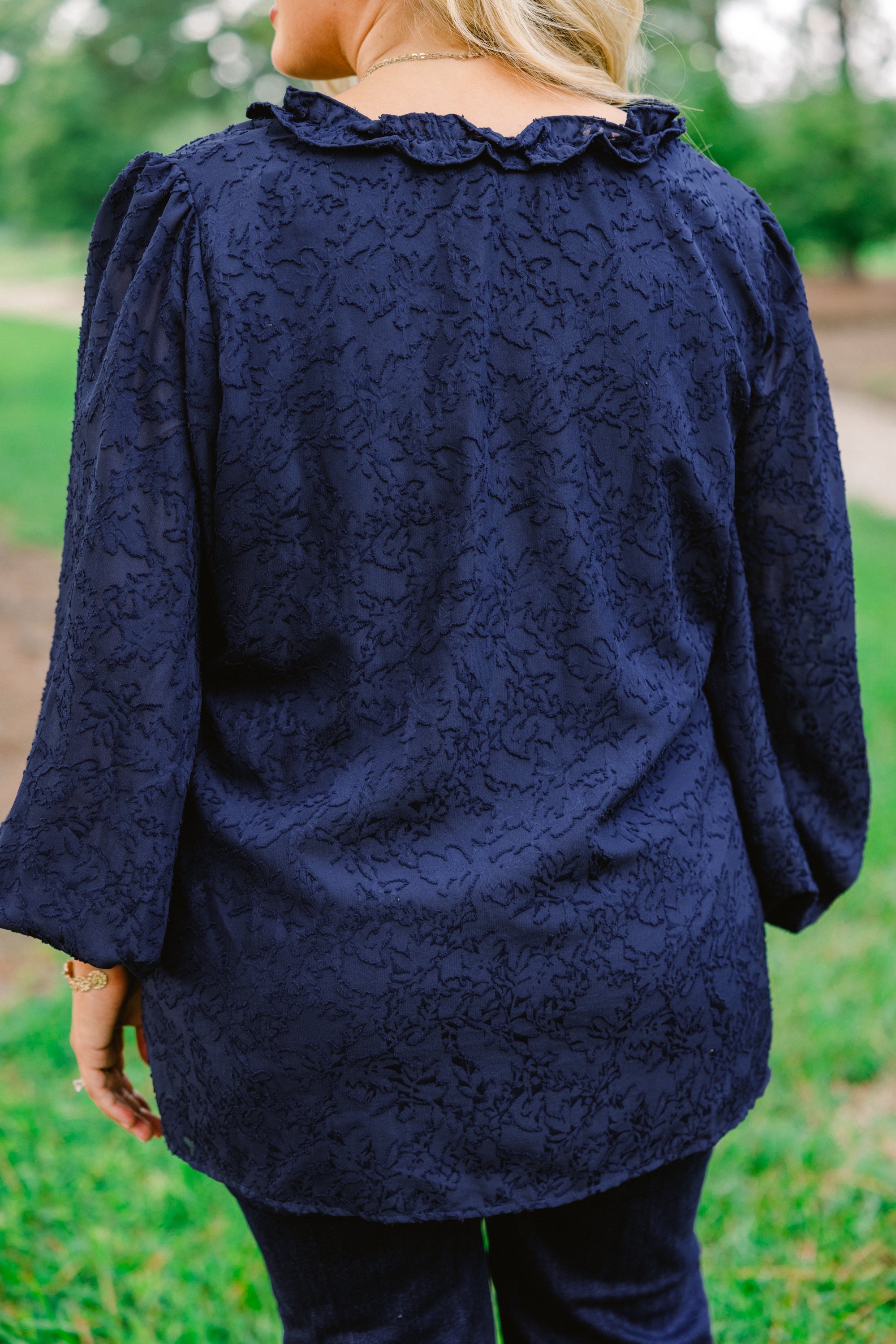 Sparkling Sunlight Top, Navy