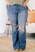 Spin The Block Jeans, Dark Wash