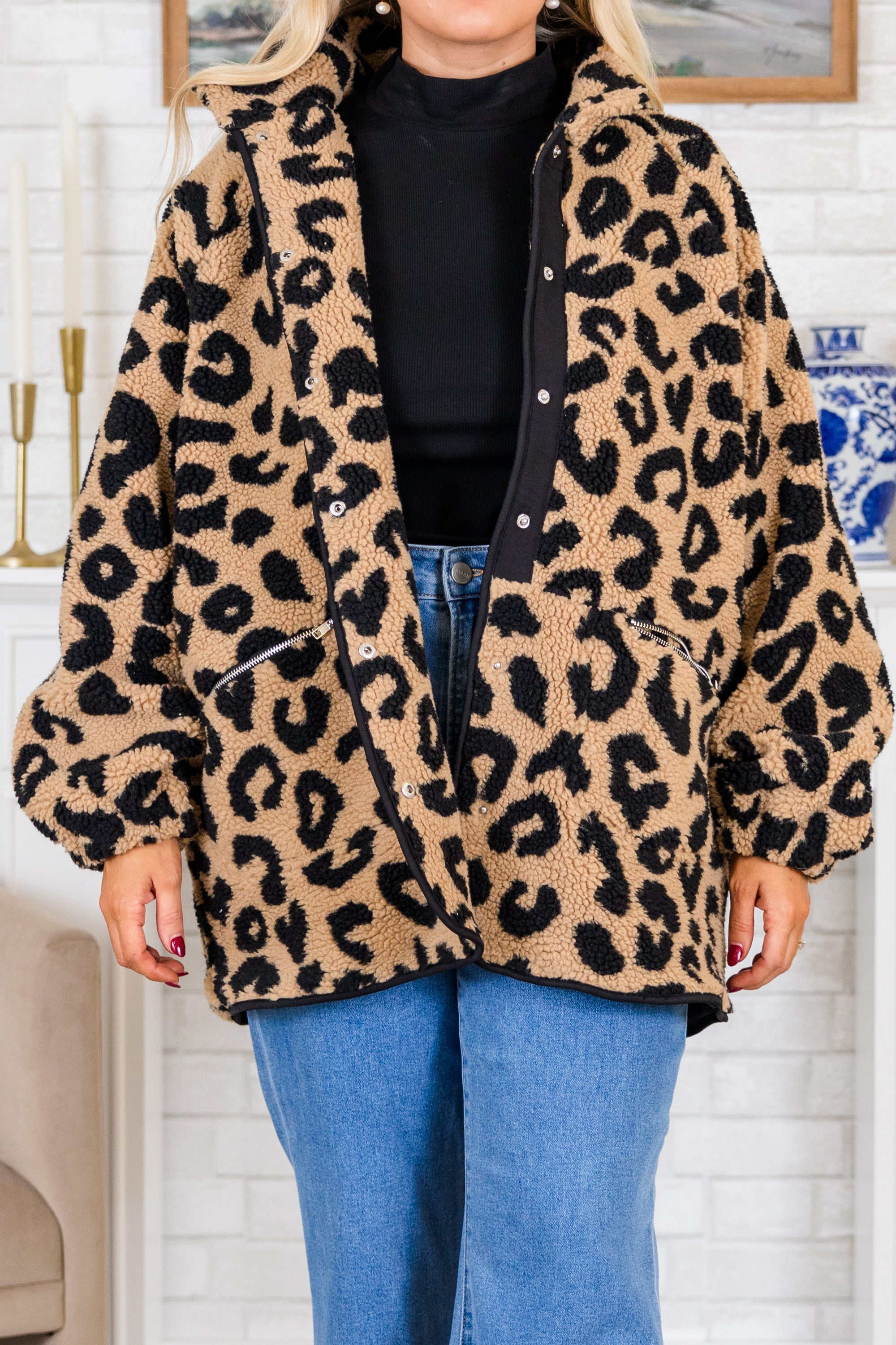 Spots Of Life Coat, Black