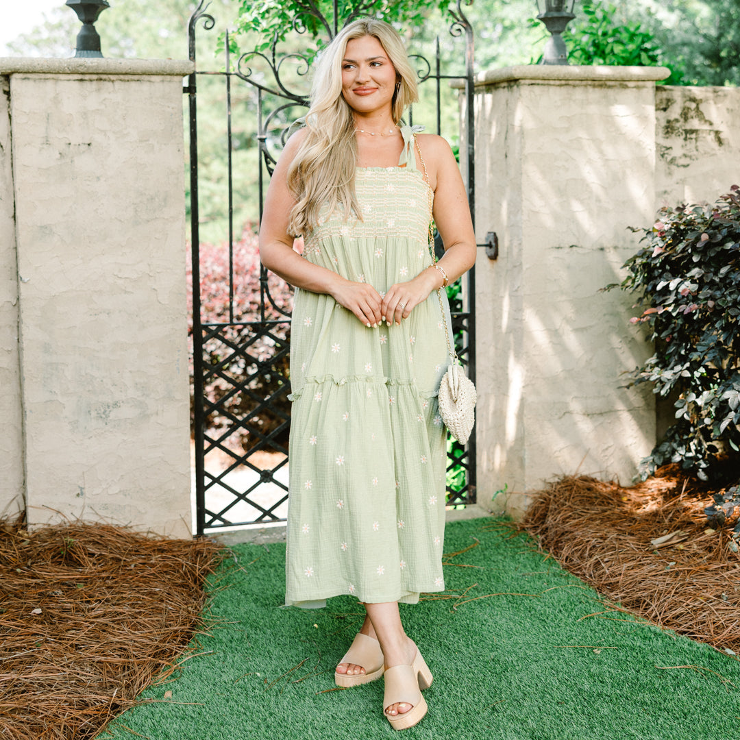Spring Beauty Dress, Mint