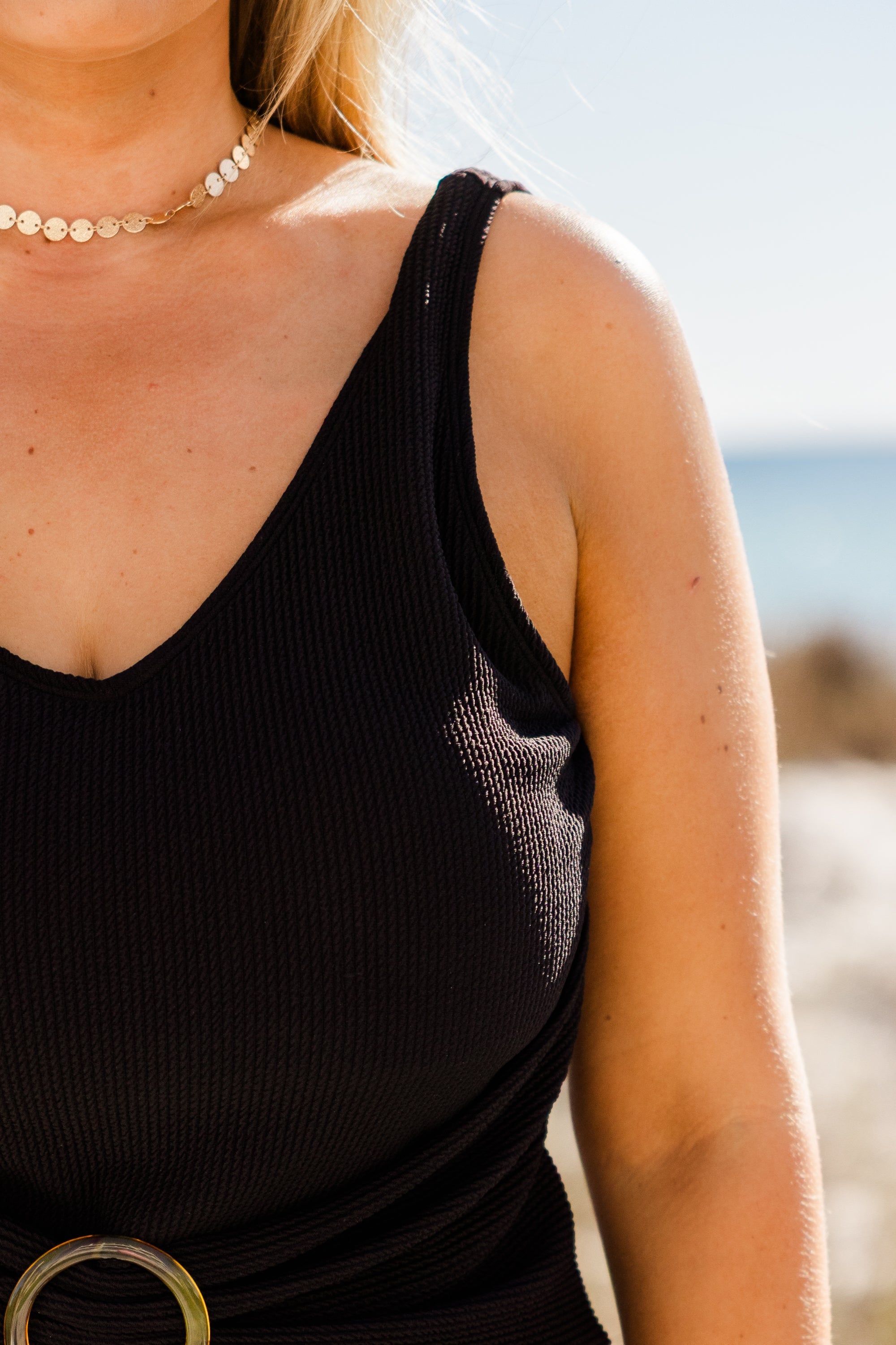 Standing On The Sun Swimsuit, Black