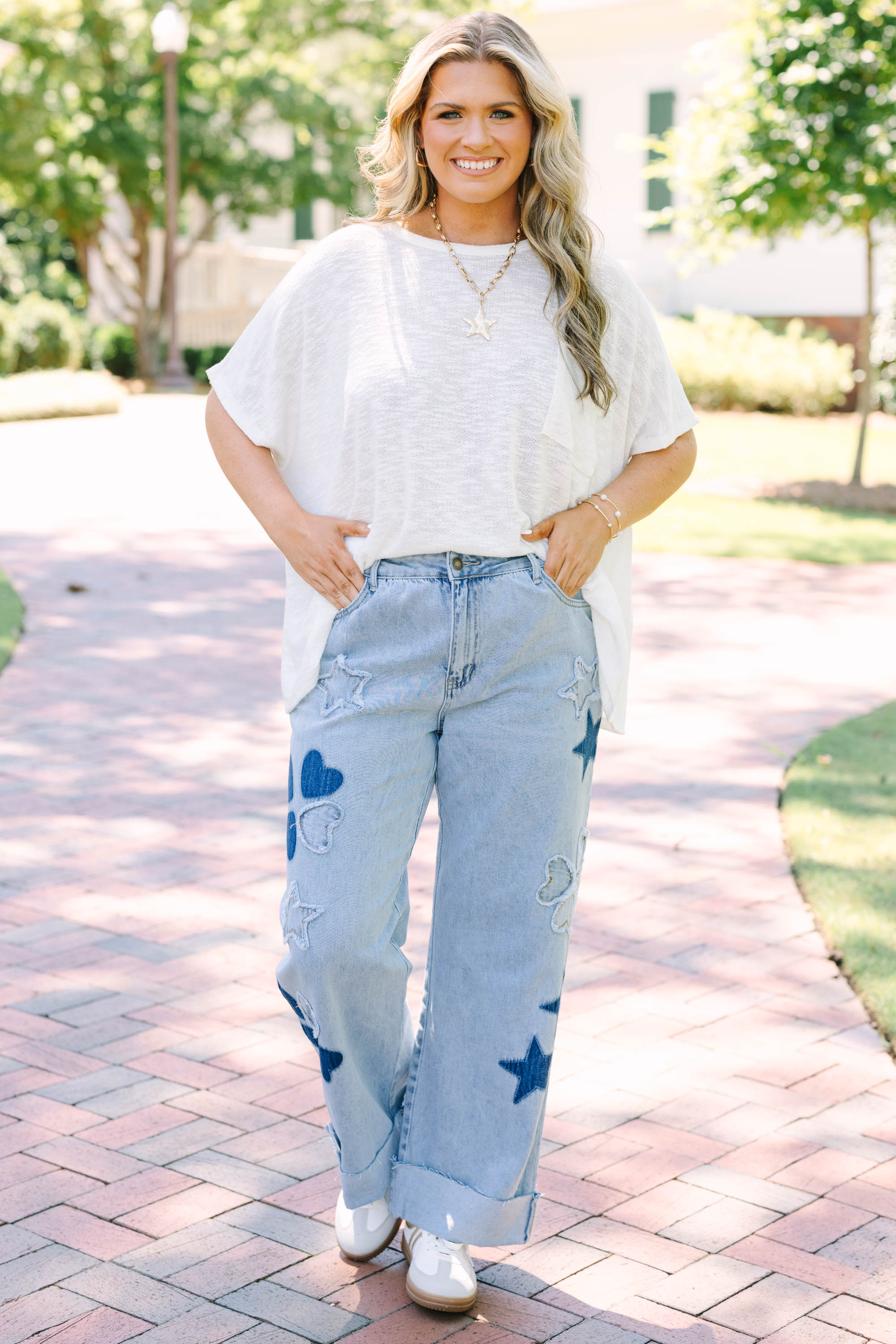 Stars In The Sky Jeans, Star Patch