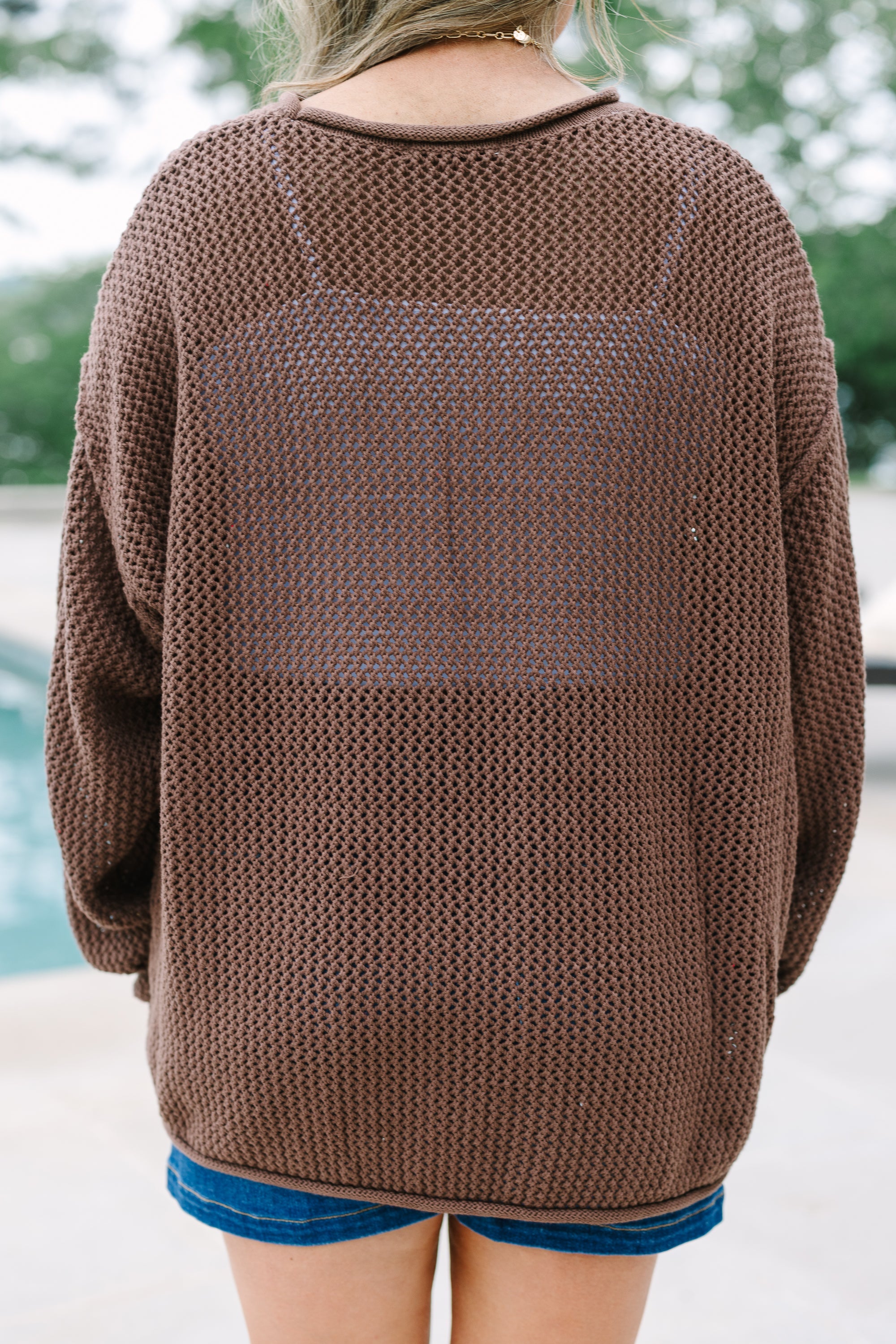 Stars and Stripes Sweater, Brown
